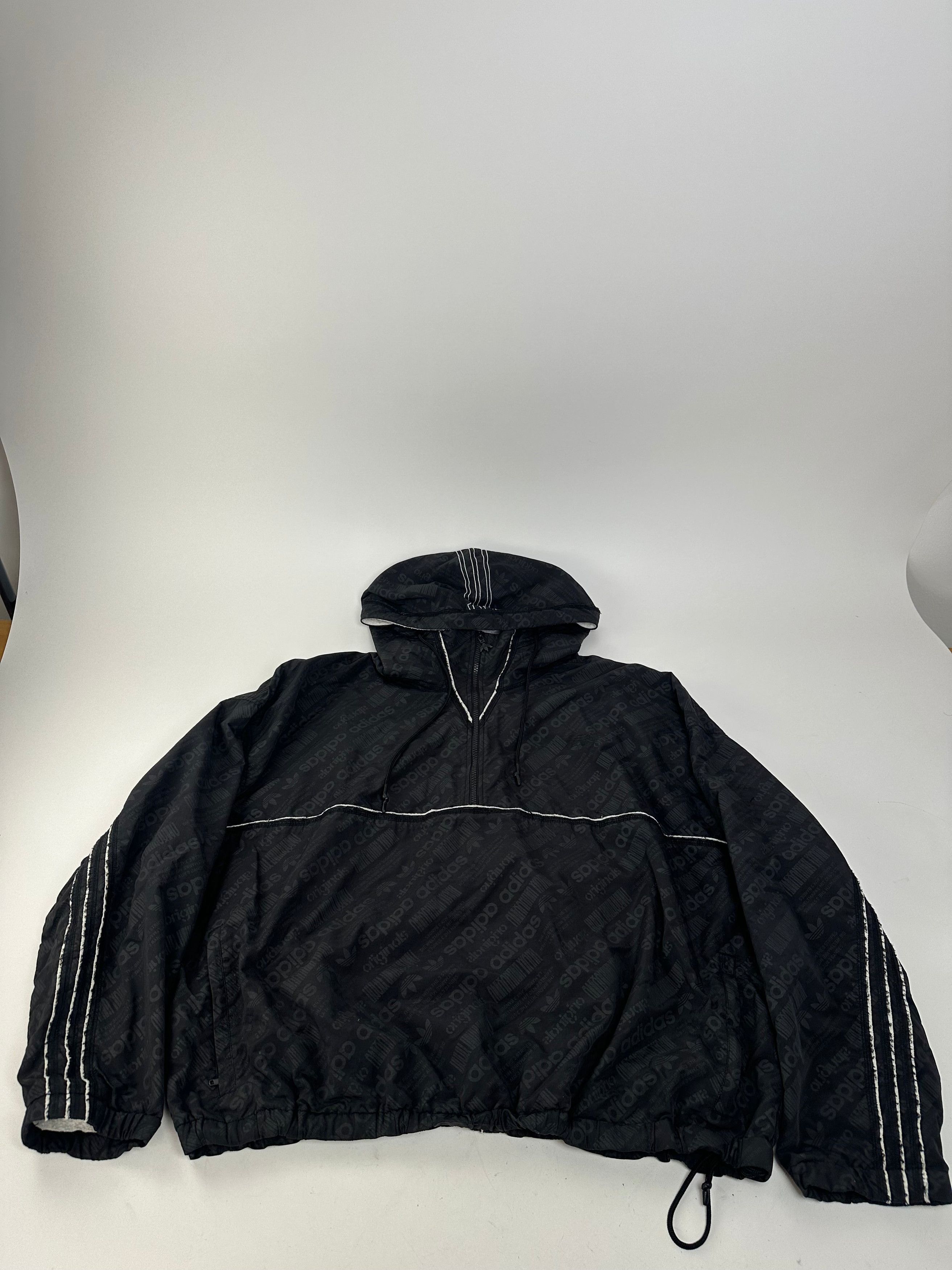 Alexander Wang Windbreaker Black Reflective Logo Pattern Size US XL / EU 56 / 4 - 1 Thumbnail