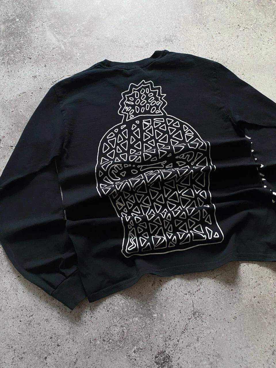 Band Tees SLAVES "TAKE CONTROL" HARDCORE PUNK BAND LONGSLEEVE PAINTED Size US S / EU 44-46 / 1 - 6 Thumbnail