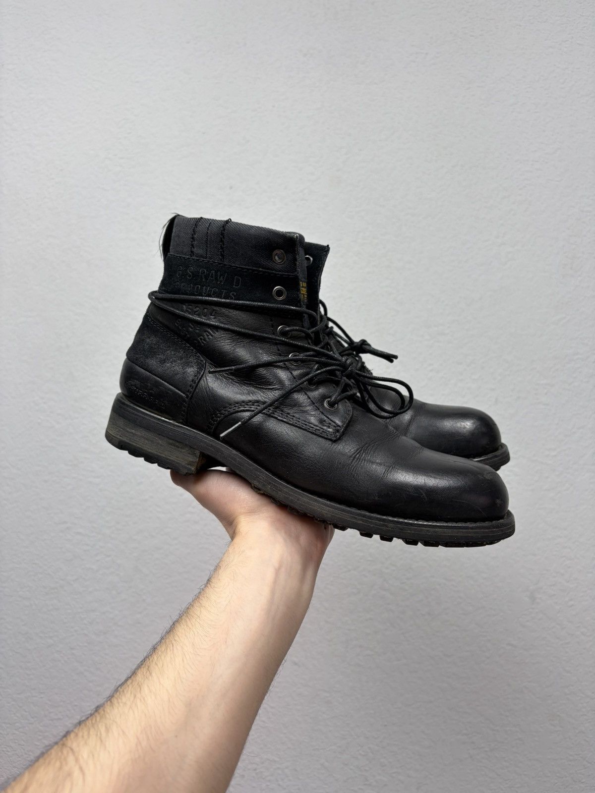 Hedi Slimane Vintage Y2K Black Leather Side Zip Boots Guidi Marsell Style Size US 9 / EU 42 - 7 Thumbnail