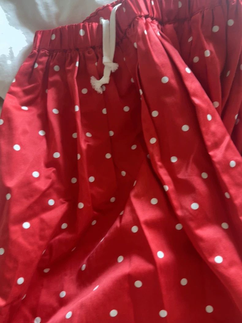 Comme des Garcons Comme Des Garcons size S Red satin polka-dot skirt Size 24" / US 00 / IT 34 - 7 Thumbnail