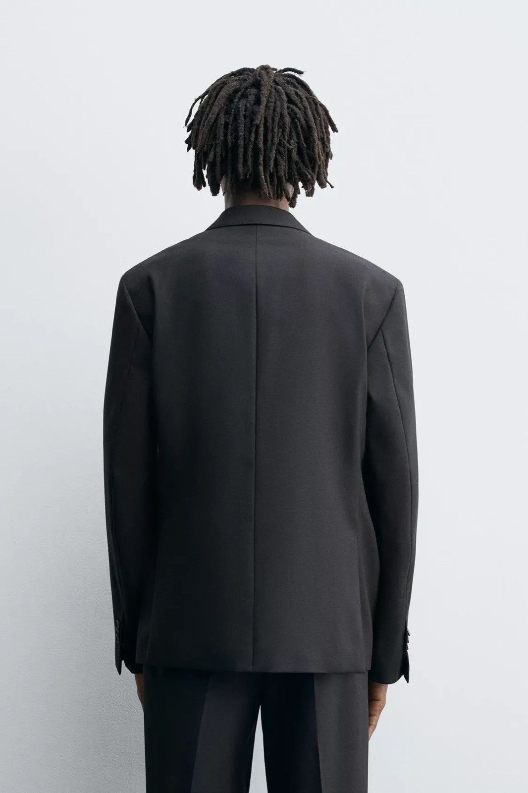 Zara Zara Man WOOL SUIT BLAZER Size 38R - 12 Thumbnail