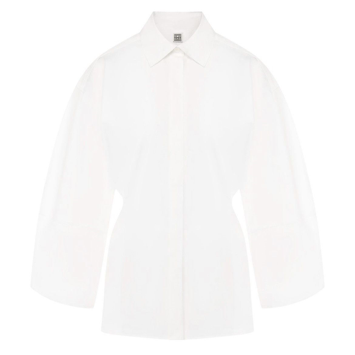 Toteme Toteme Signature Cotton Shirt Size S / US 4 / IT 40 - 1 Thumbnail