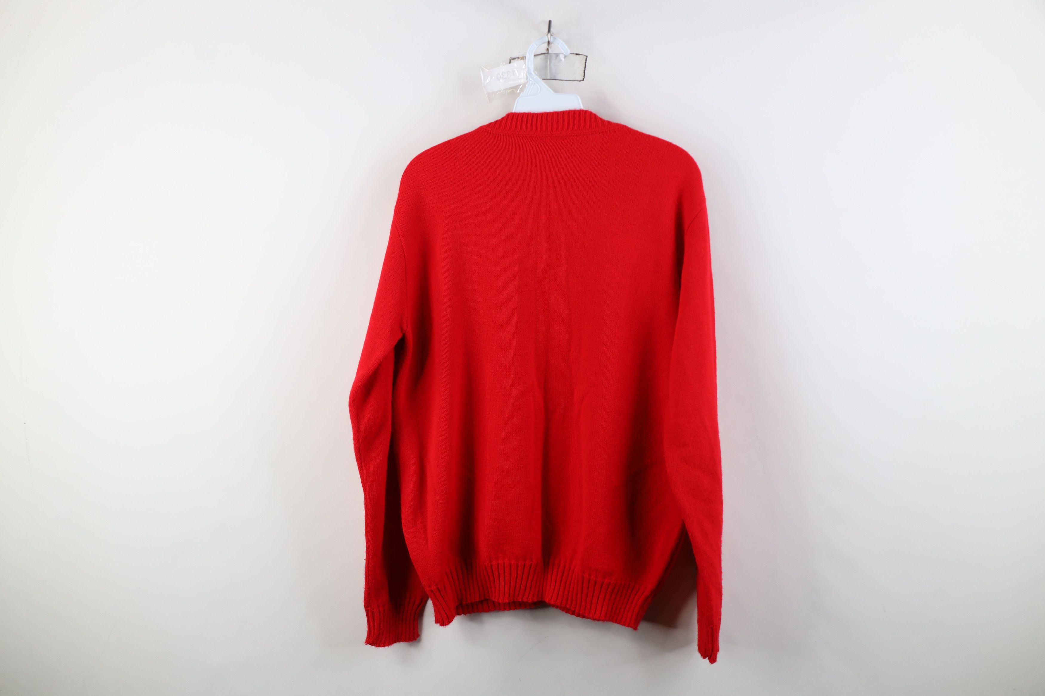 Vintage Vintage 70s 80s Ohio State University V-Neck Sweater USA Size L / US 10 / IT 46 - 11 Thumbnail
