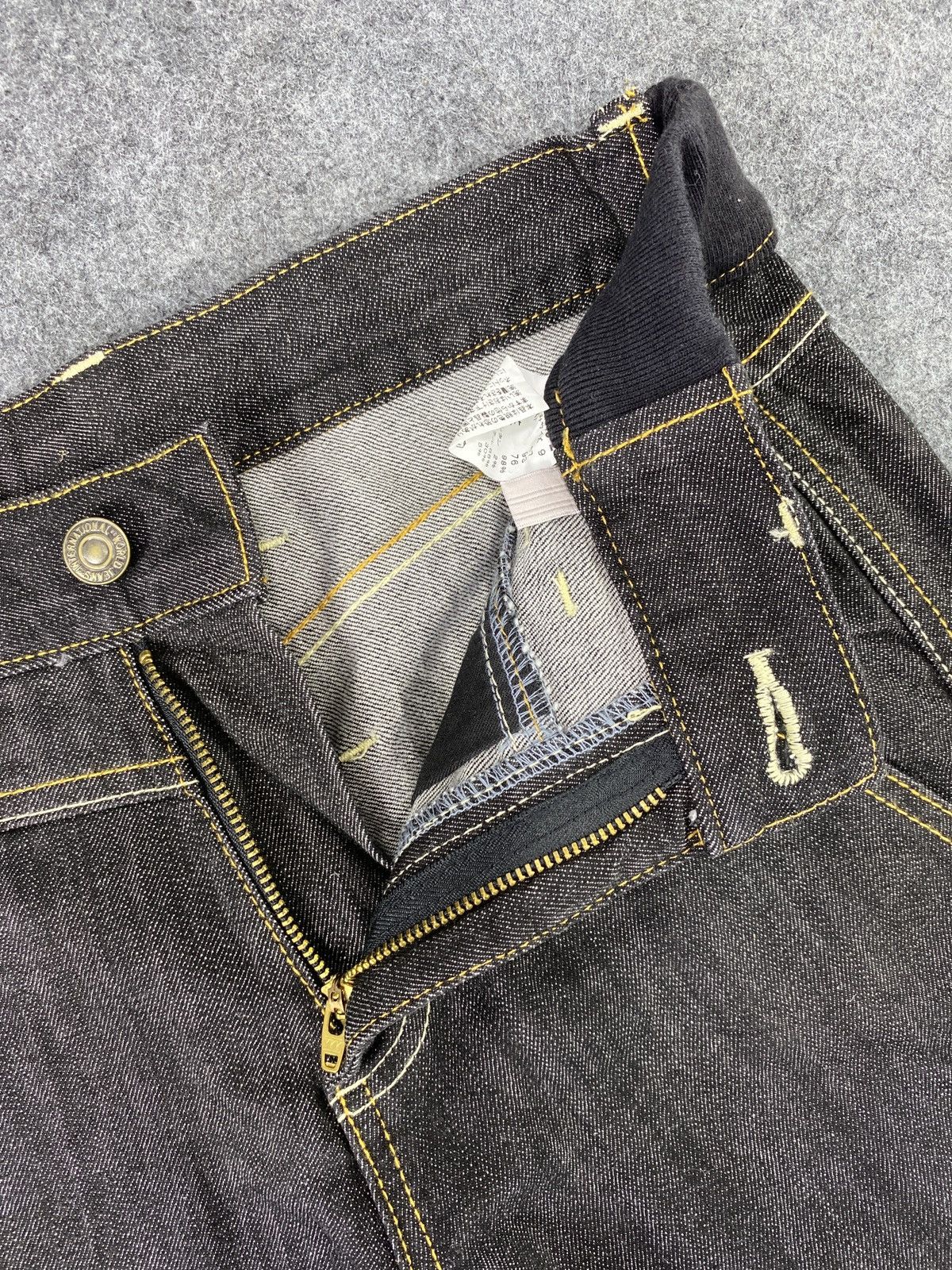 Japanese Brand × Jean Japanese Brand Bootcut Black Jeans - J1051 Size 26" / US 2 / IT 38 - 7 Thumbnail