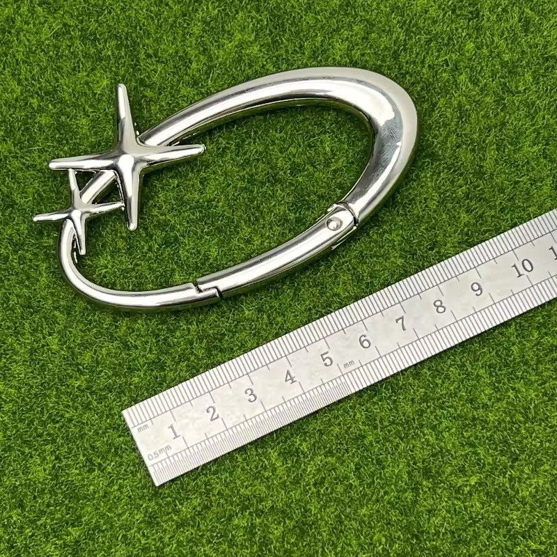 Jewelry Star Sparkle Oval Fashion Carabiner Size ONE SIZE - 1 Thumbnail