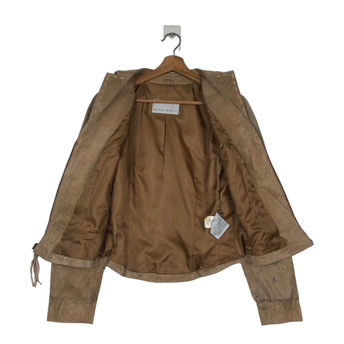 Japanese Brand Cropped Biker Genuine Leather Jacket Nine West Issey Miyake Size US M / EU 48-50 / 2 - 13 Thumbnail