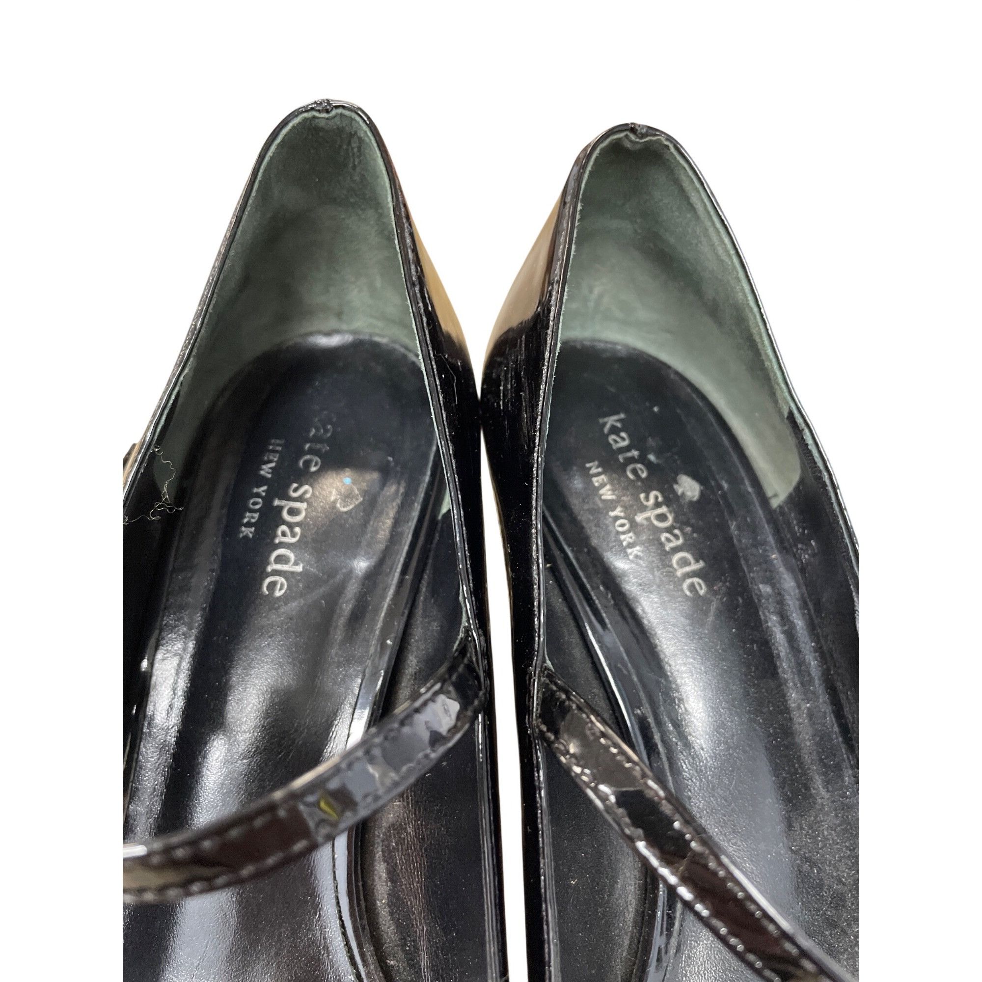 Kate Spade Kate Spade NY Wms Black Patent Leather Mary Jane Heels Glit Size US 8 / IT 38 - 5 Thumbnail