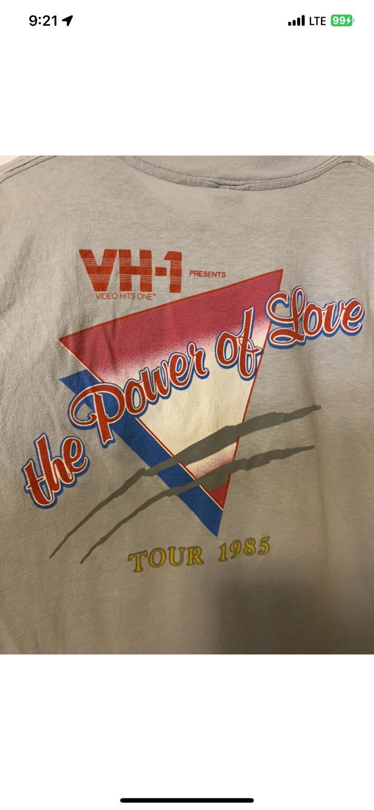 Anvil Vtg Air Supply The Power of Love 1985 Tour Music concert Size US L / EU 52-54 / 3 - 3 Thumbnail