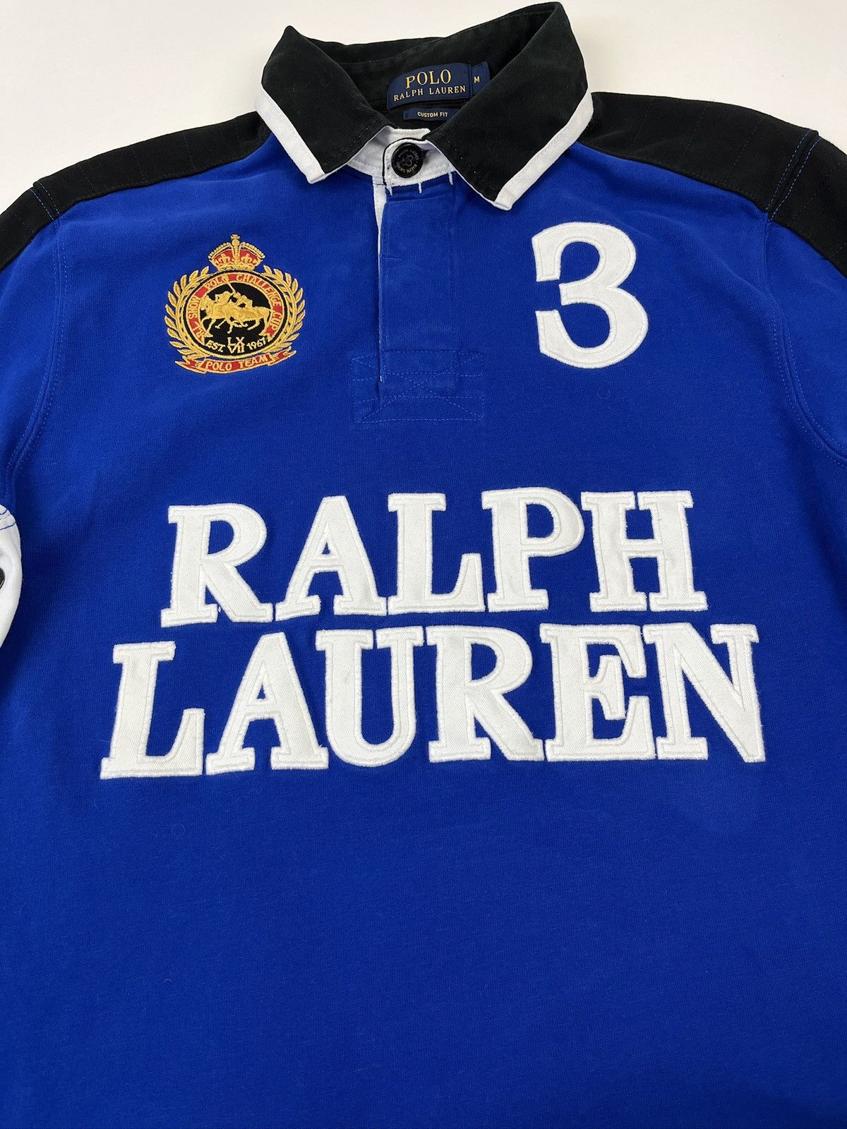 Polo Ralph Lauren PRL Chief Keef Snow Polo Challenge Cup Rugby Shirt Size US M / EU 48-50 / 2 - 2 Thumbnail