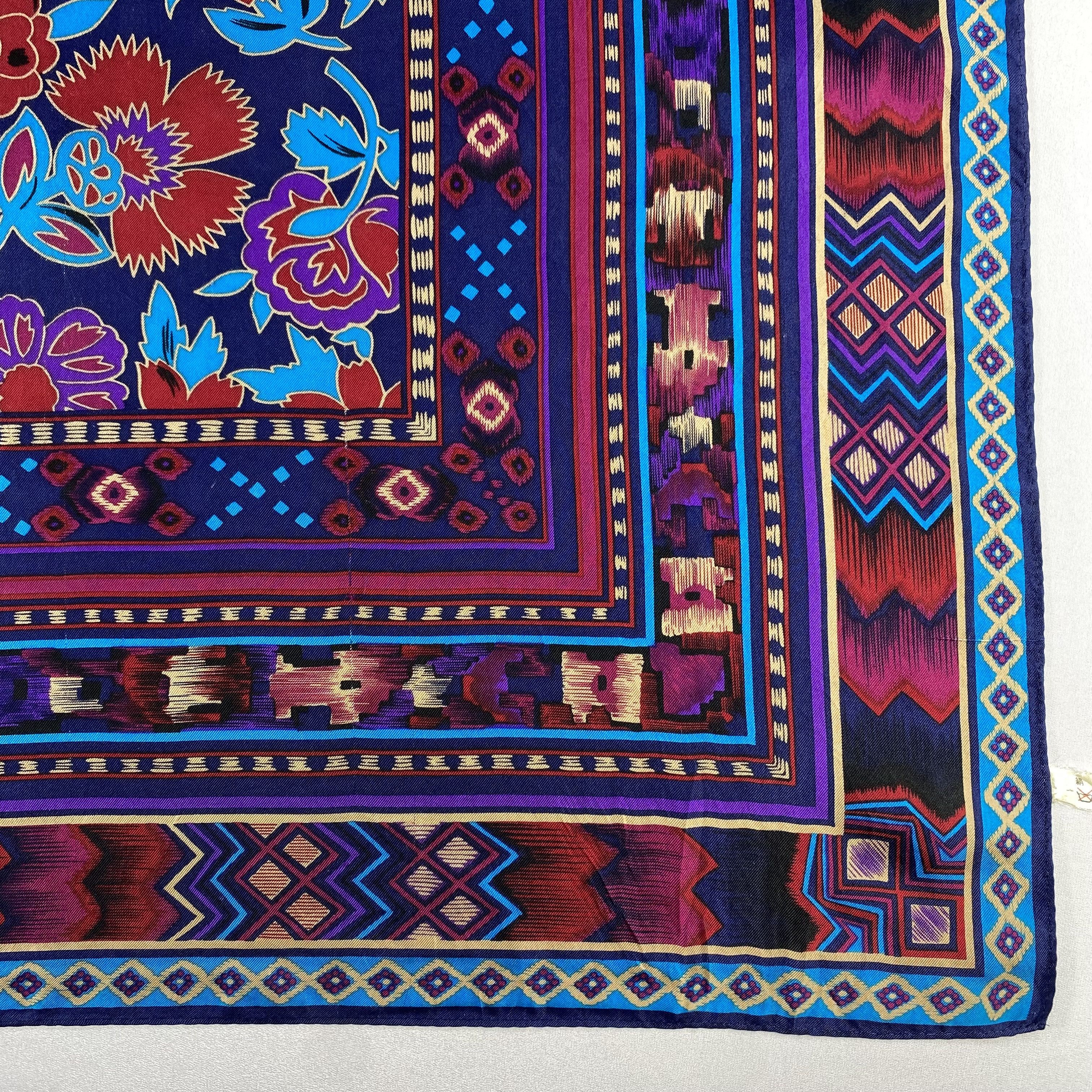 Japanese Brand × Vintage Vintage Japanese Brand Flora Silk Scarf SS049 Size ONE SIZE - 2 Thumbnail