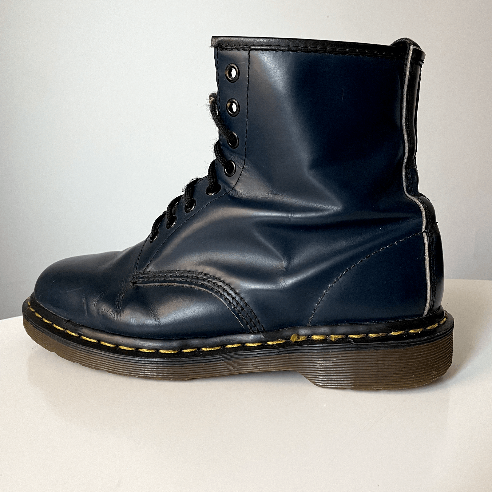 image of Dr Martens Dr. Martens England 90's Vintage Blue 1460 Boots Uk 7, Women's (Size 10)