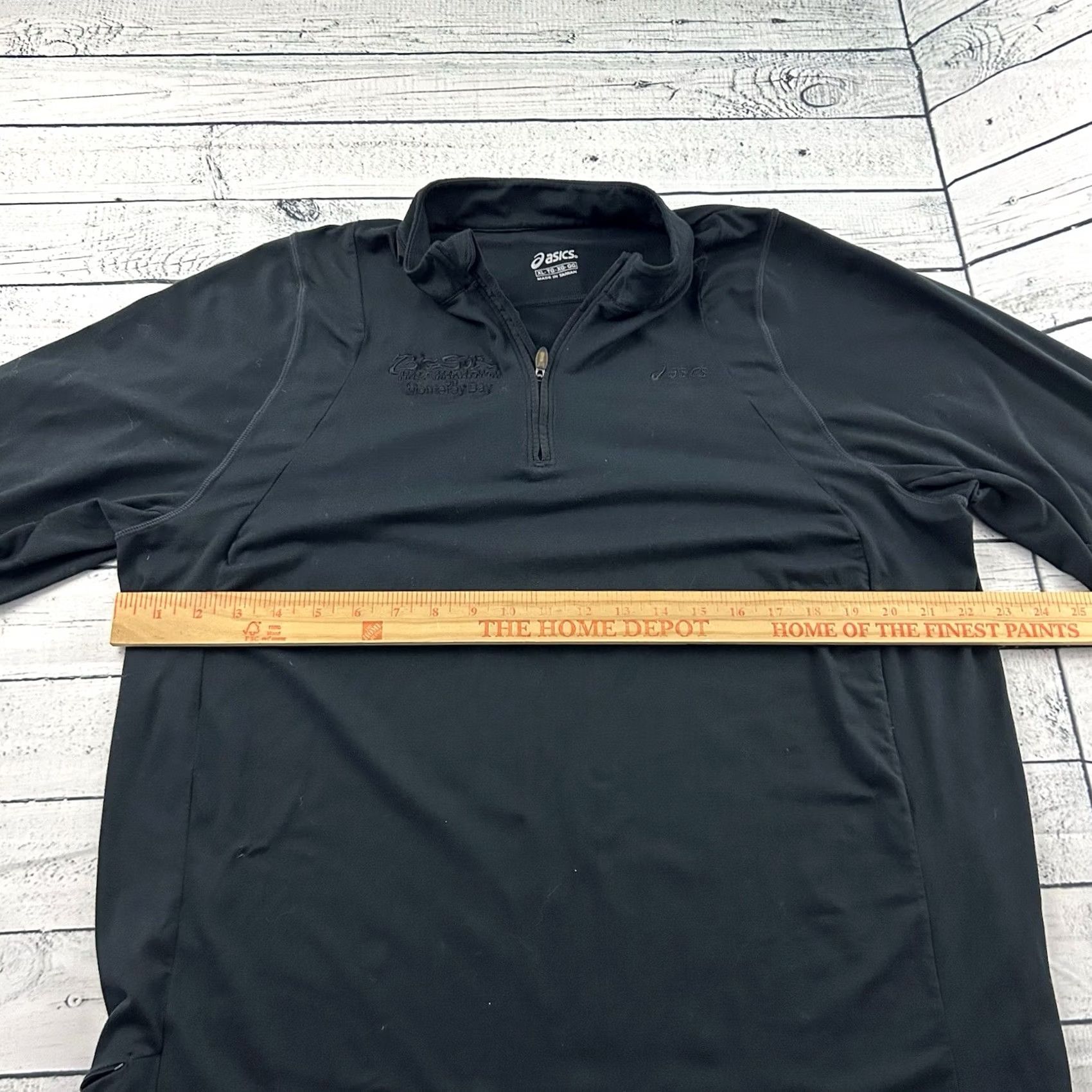 Asics ASICS Big Sur Half Marathon Pullover Jacket Men's XL Black Size US XL / EU 56 / 4 - 6 Thumbnail