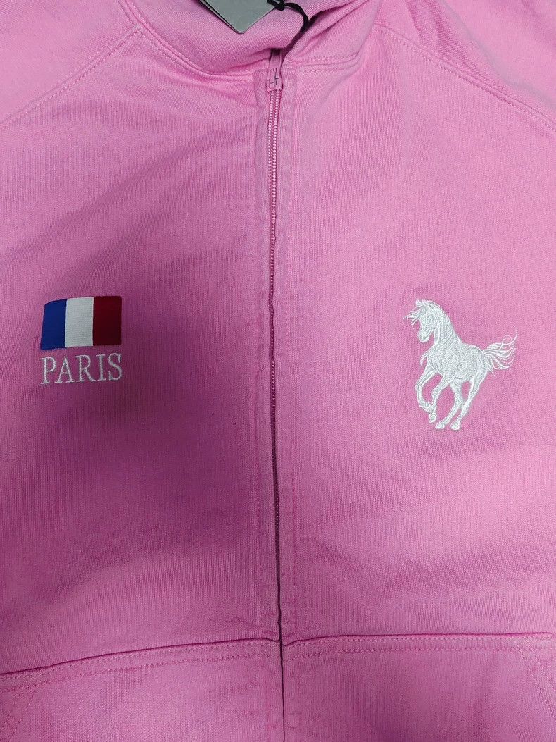 Balenciaga Balenciaga Warhorse polo Pink Worn Zip Hoodie Jacket 2501-N Size US M / EU 48-50 / 2 - 4 Thumbnail