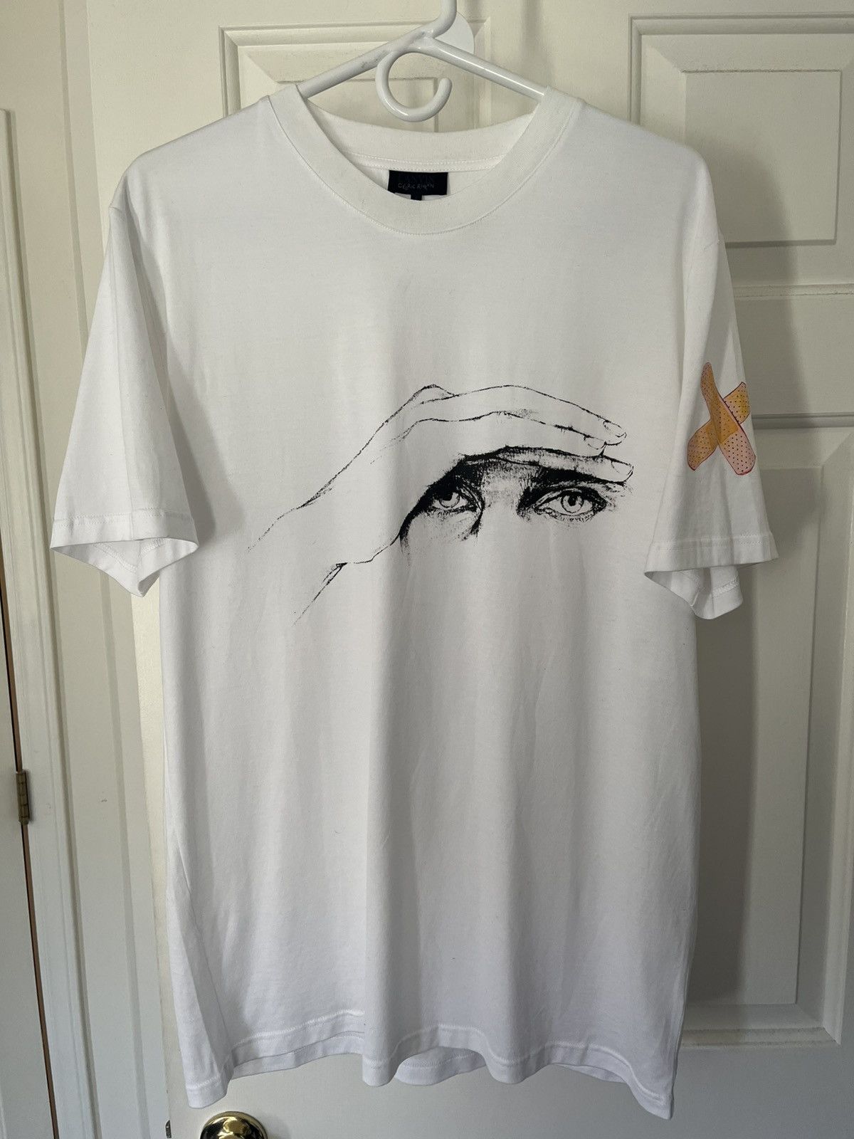Lanvin Lanvin X Cedric Rivrain Eyes Glare Tee White Size Large Size US L / EU 52-54 / 3 - 1 Thumbnail