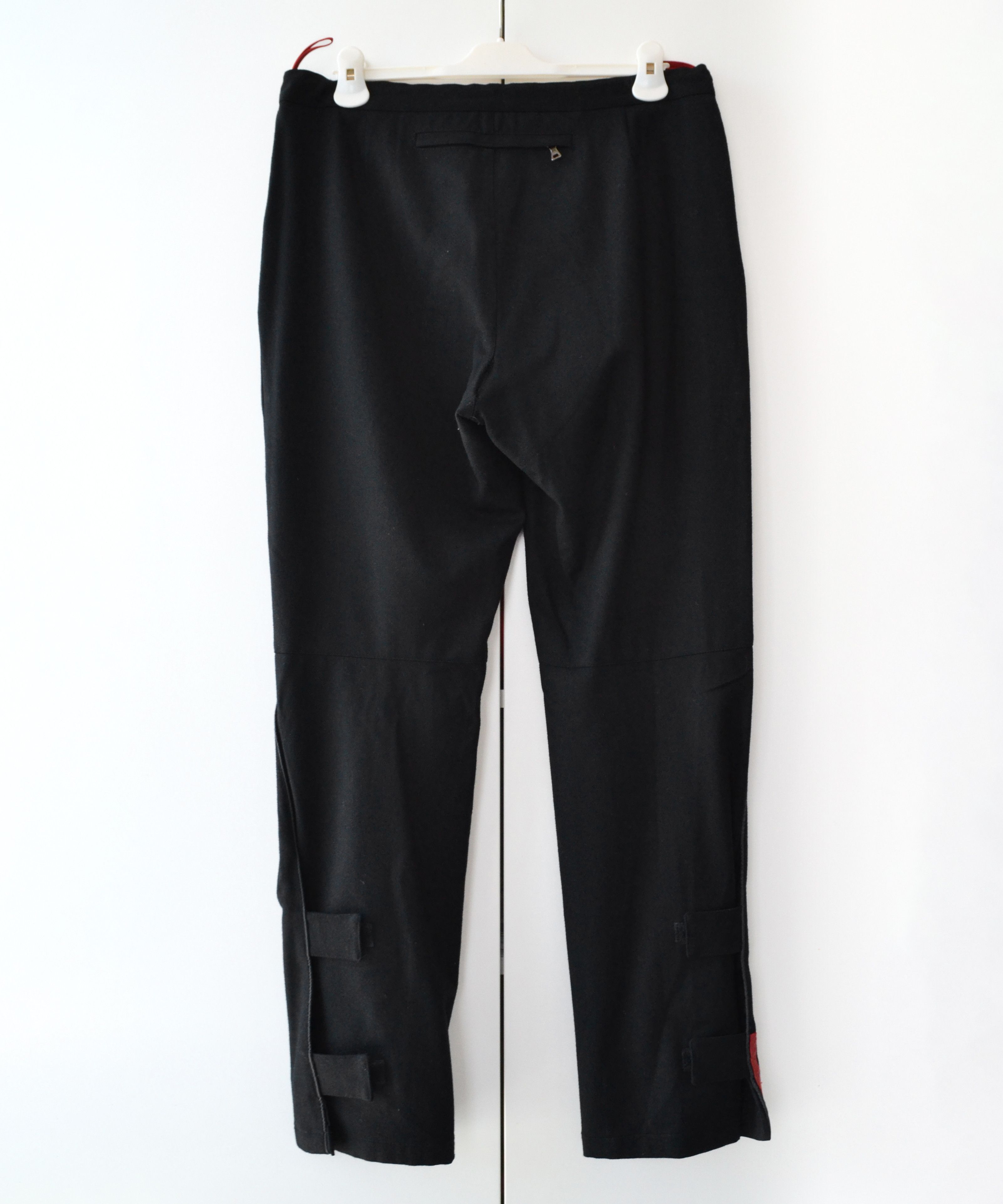 Prada PRADA Pants Velcro Trousers Zip Pockets Wool 1999 Red Tab Size US 34 / EU 50 - 5 Thumbnail