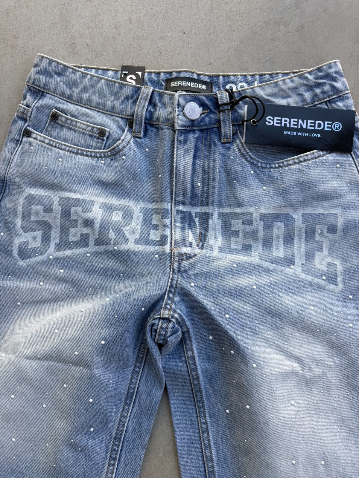Other Serenede Dynasty Denim Shorts – Light Blue Size 28 NWT Size US 28 / EU 44 - 2 Thumbnail
