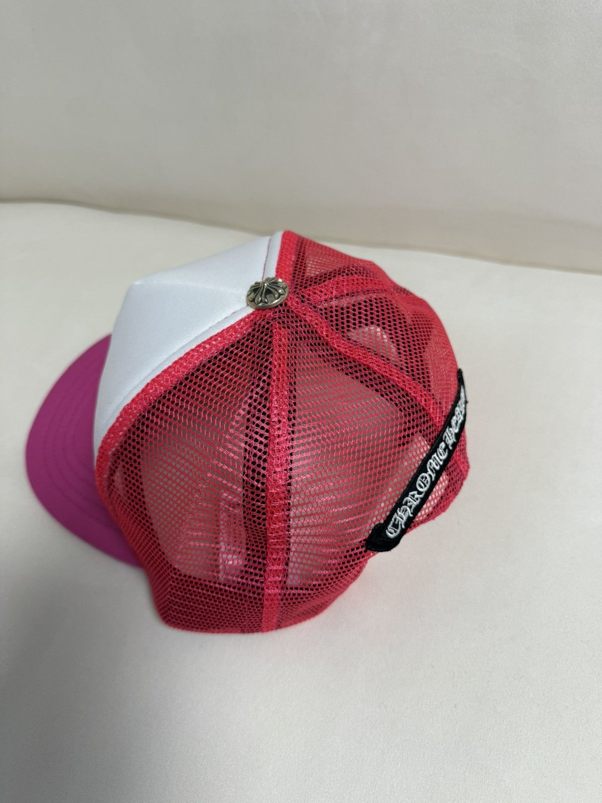 Chrome Hearts Chrome Hearts pink trucker crosspatch cap Size ONE SIZE - 3 Thumbnail