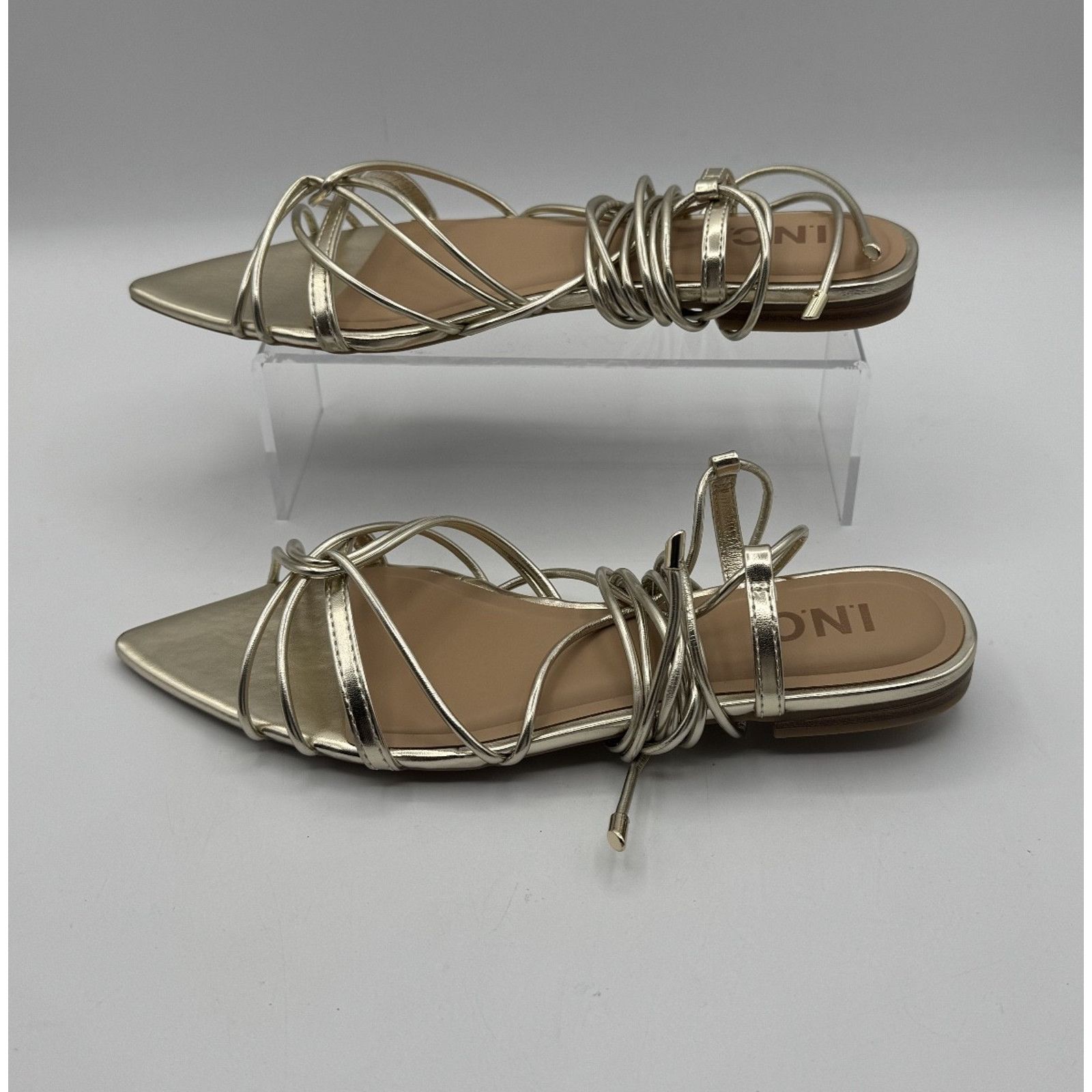 Other I.N.C. International Concepts Kharmaa Lace-Up Flat Sandal Size US 7.5 / IT 37.5 - 2 Thumbnail