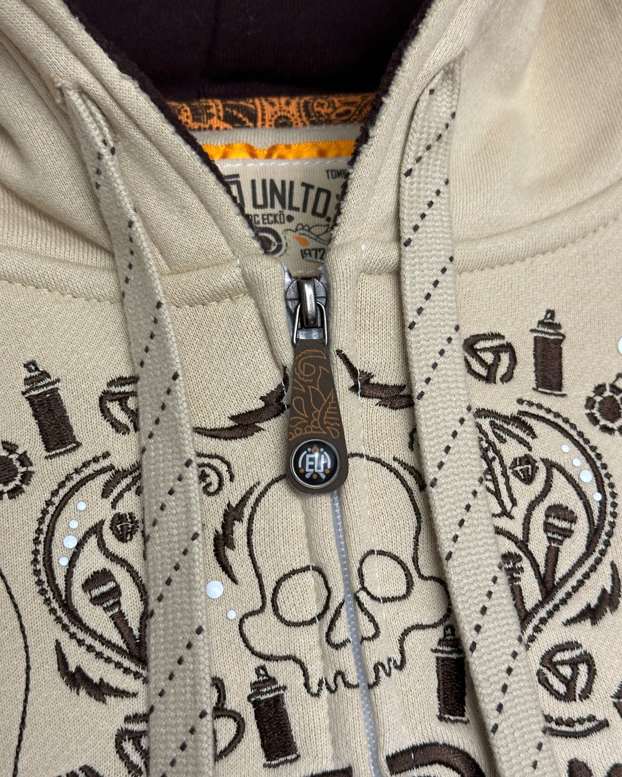 Ecko Unltd. Rare Y2K Ecko Unltd. Embroidered Ombre Zip-Up Hoodie - XL Size US XL / EU 56 / 4 - 6 Thumbnail
