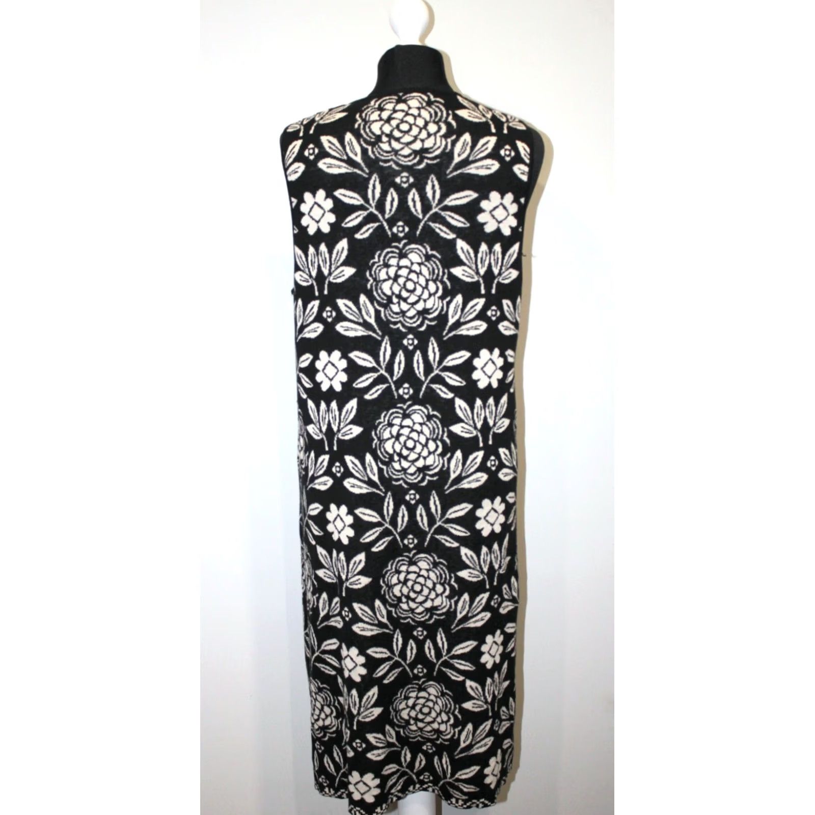 Vintage Gudrun Sjoden Womens Tunic Vest M Multicoloured Sleeveless Long Vest Tunic Womens M Size M / US 6-8 / IT 42-44 - 3 Thumbnail