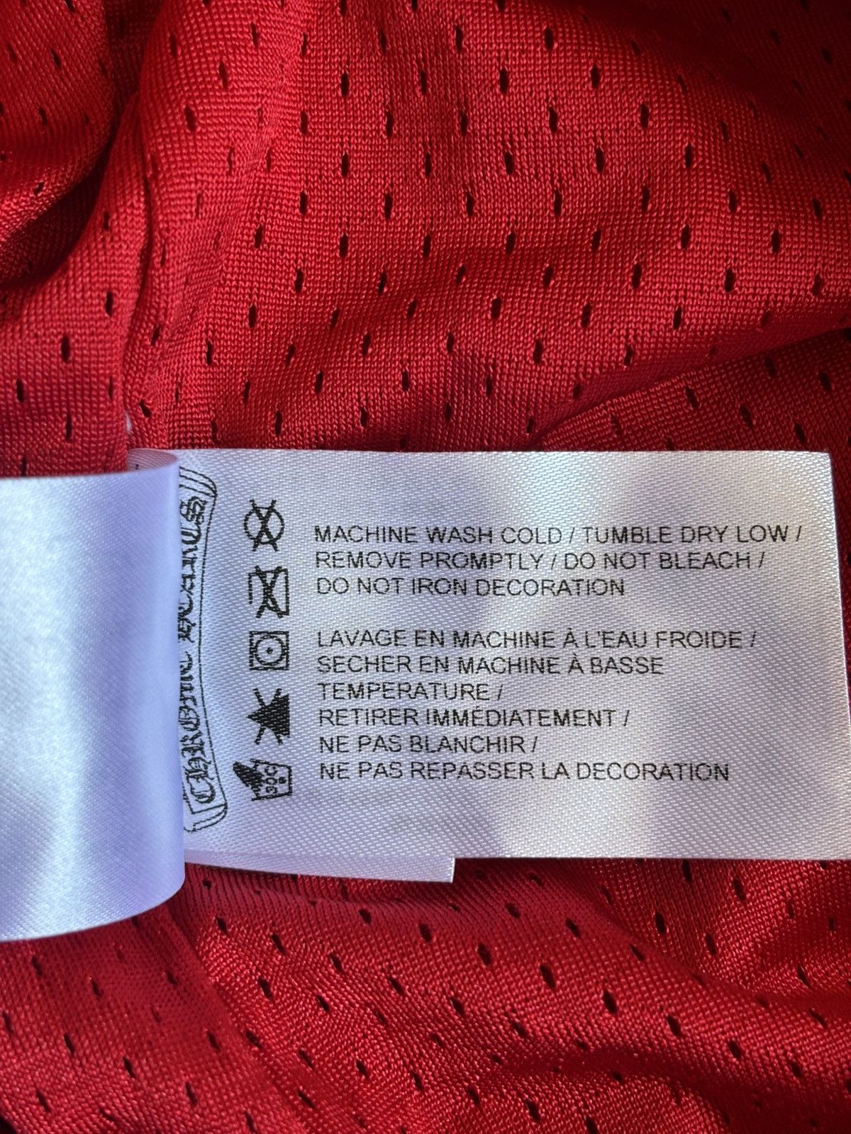 Chrome Hearts Chrome Hearts Red Matty Boy Form Mesh Pant Size US 30 / EU 46 - 8 Thumbnail