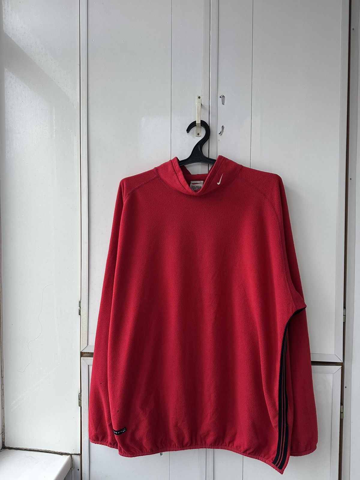 Nike Vintage Nike Fleece Jacket Big Logo Size US XL / EU 56 / 4 - 3 Thumbnail