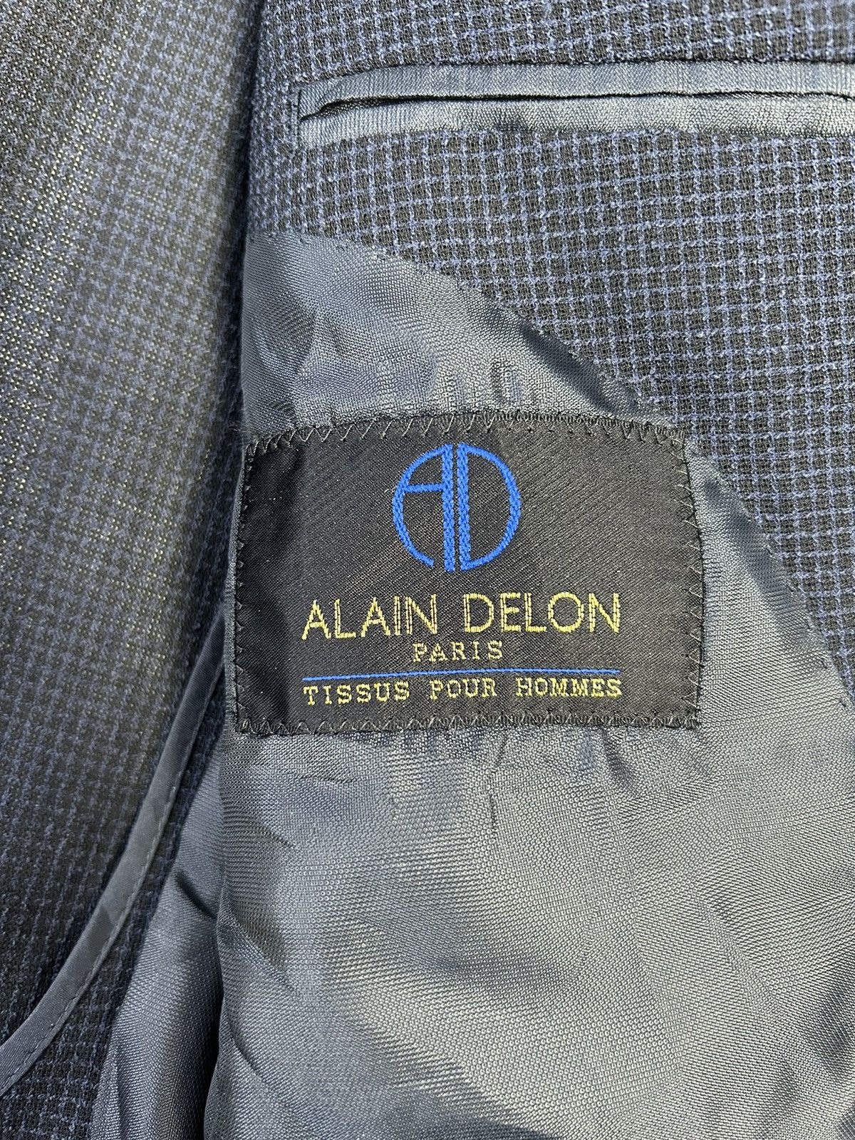 ALAIN DELON × Designer ALAIN DELON PARIS SINGLE BREAST BLAZER Size 40R - 4 Thumbnail