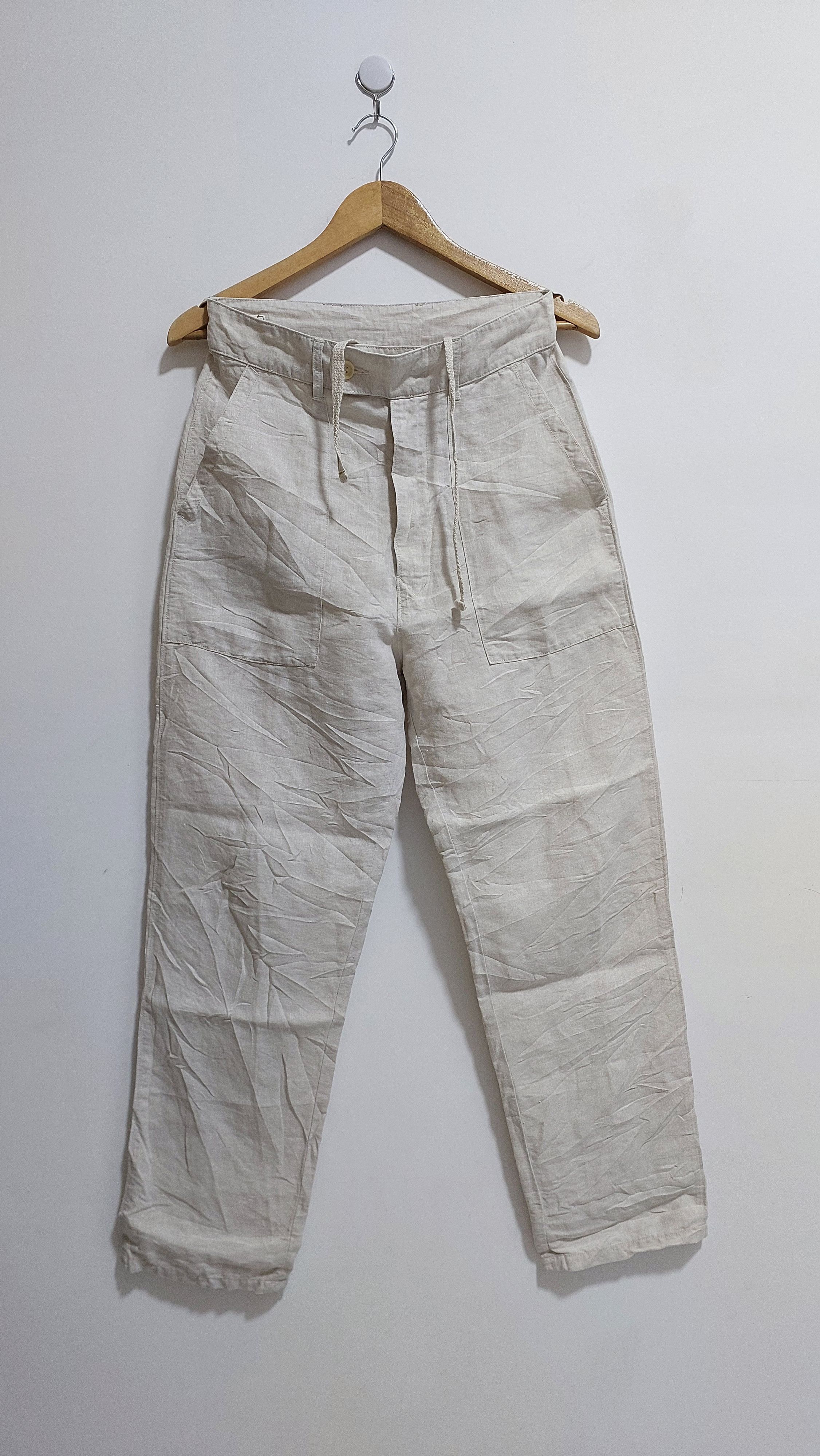 45rpm VINTAGE 45RPM 100% LINEN PANT Size US 28 / EU 44 - 16 Thumbnail