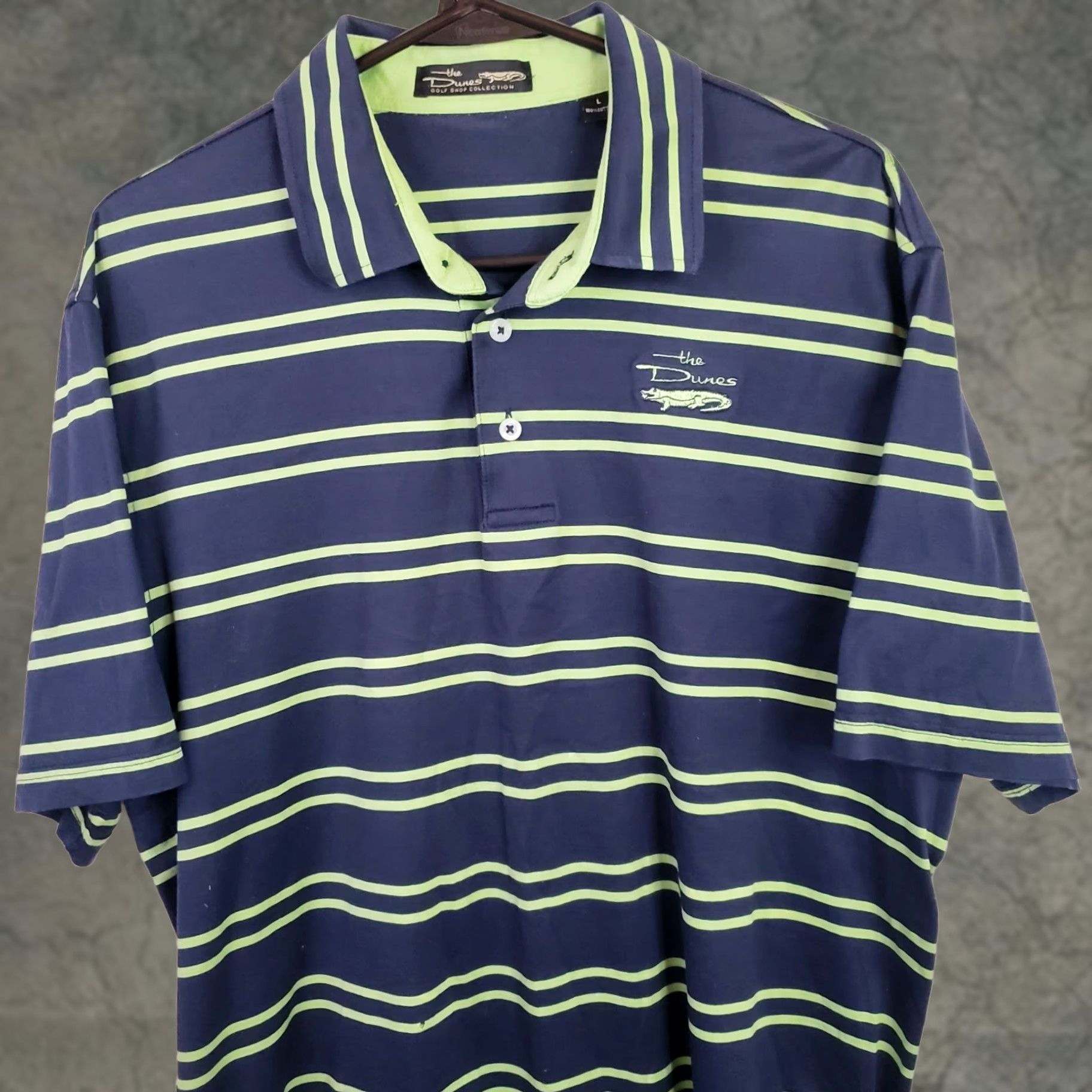 Vintage The Dunes Nike Tour Performance Golf Polo Shirt Mens L Blue Size US L / EU 52-54 / 3 - 1 Thumbnail