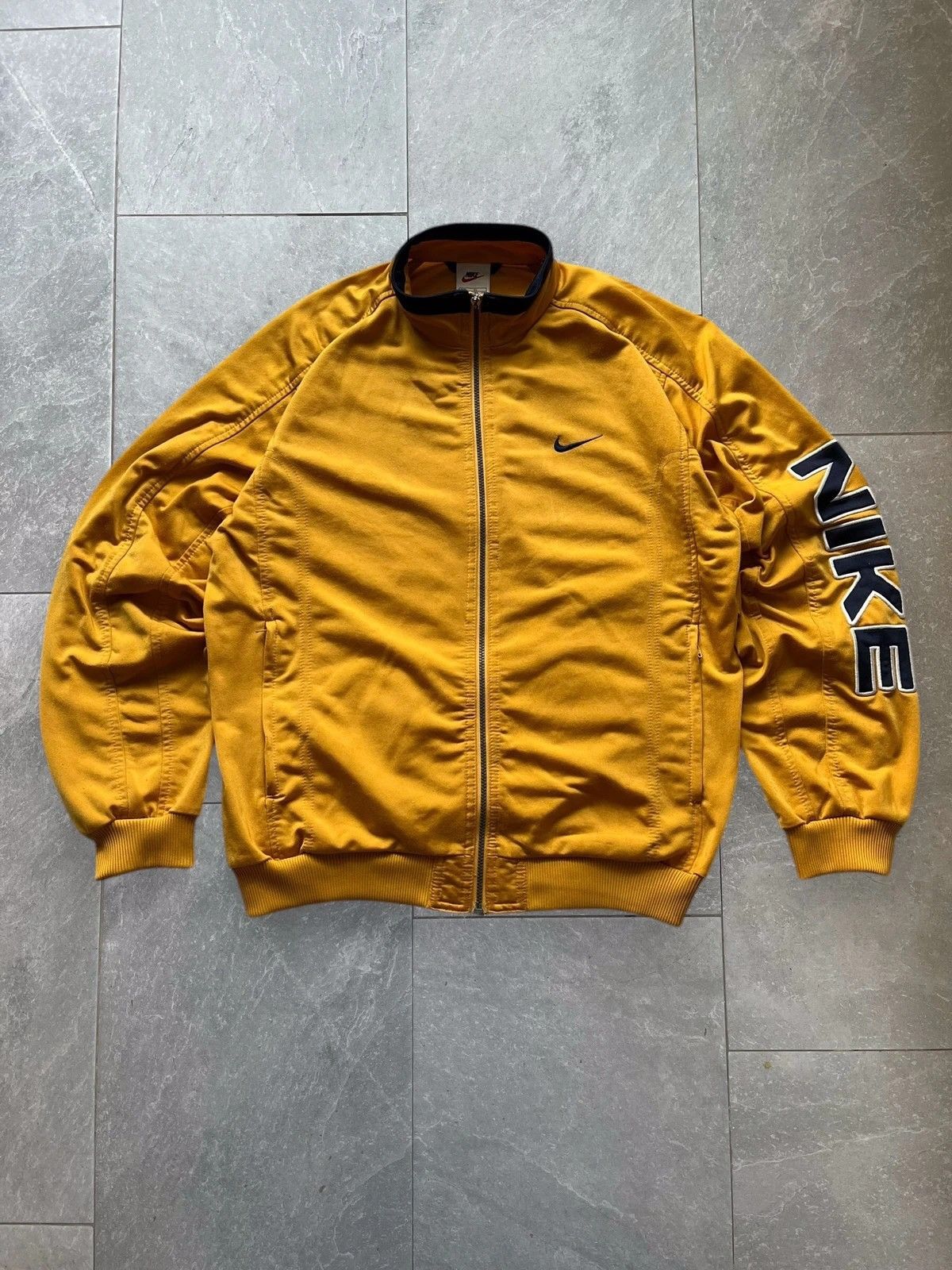 Nike OG Nike Windbreaker (164-176cm) = S Rare Vintage 1990s Size US S / EU 44-46 / 1 - 1 Thumbnail