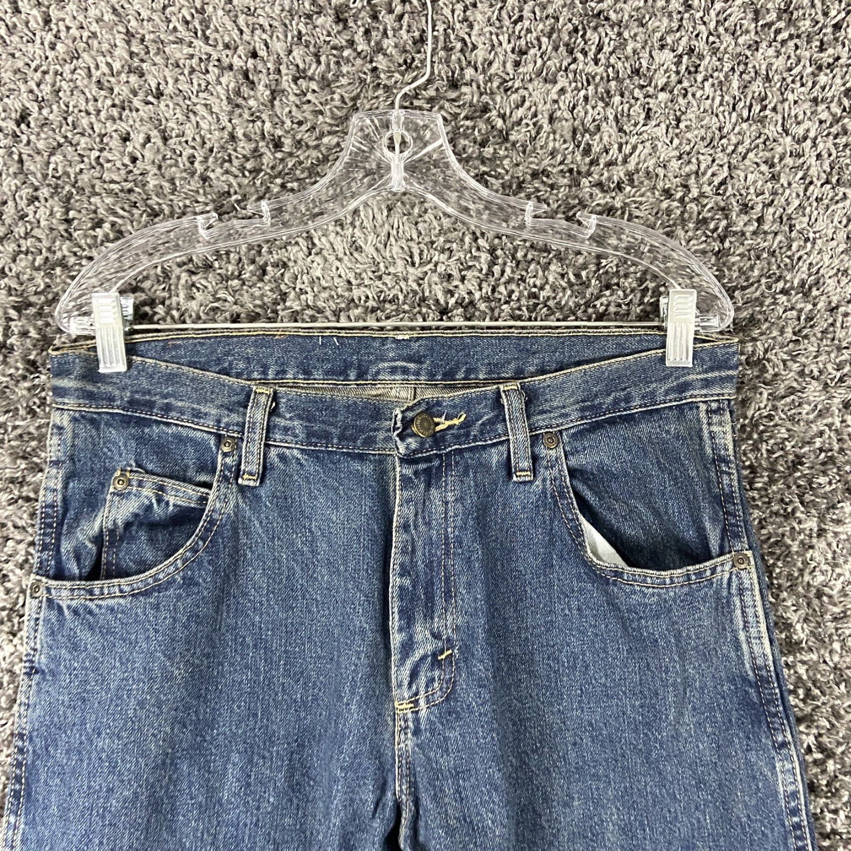 Wrangler WRANGLER RUGGED WEAR Blue Jeans Regular Fit 34 X 32 Straight Men’s Size US 34 / EU 50 - 4 Thumbnail