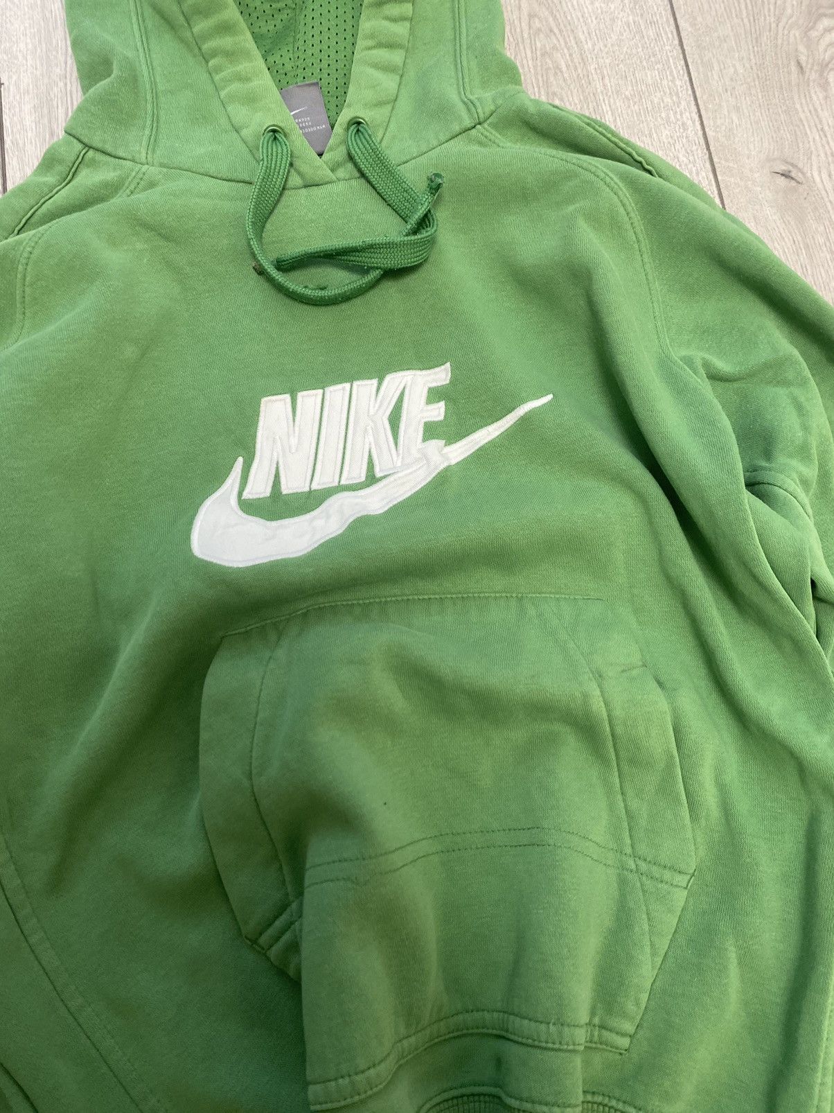 Nike × Vintage Hoodie Nike Vintage Big Central Logo Streetwear Outdoor 90s Size US S / EU 44-46 / 1 - 3 Thumbnail