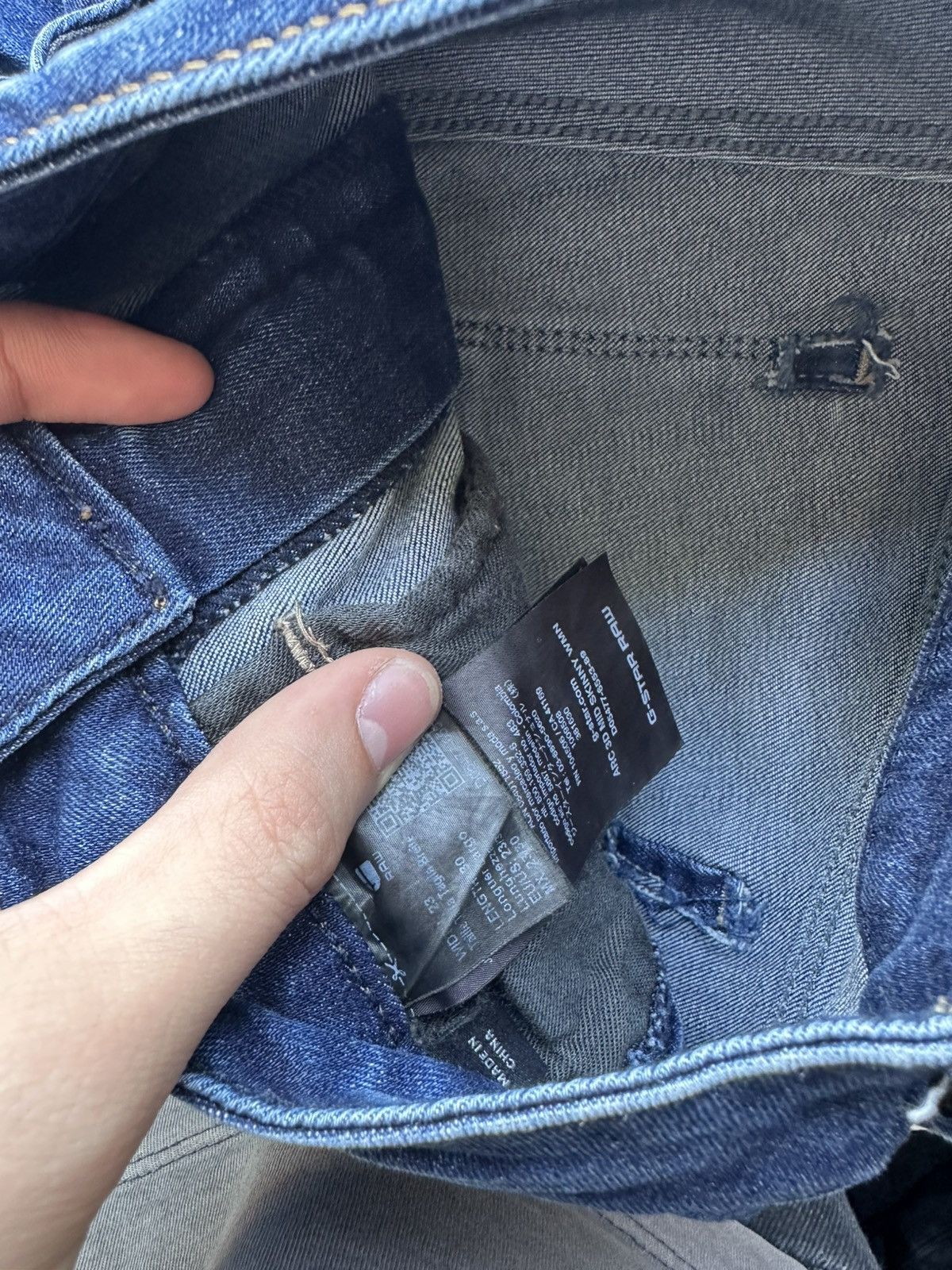 G-Star VNTG🚨G STAR RAW Jeans AVANT GARDE Washed Denim y2k Size 34" / US 12 / IT 48 - 5 Thumbnail