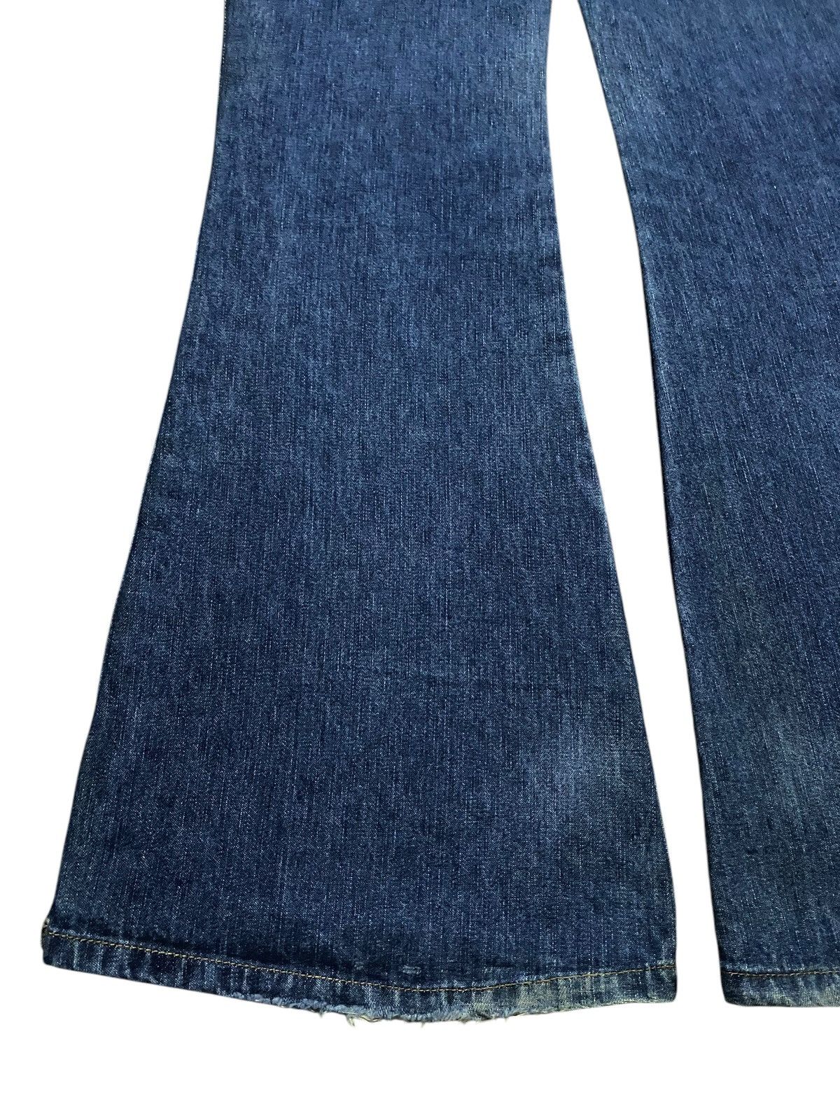 Japanese Brand Y2K Japanese Brand Back&Forth Botton Leg Super Flare Jeans Size US 28 / EU 44 - 9 Thumbnail