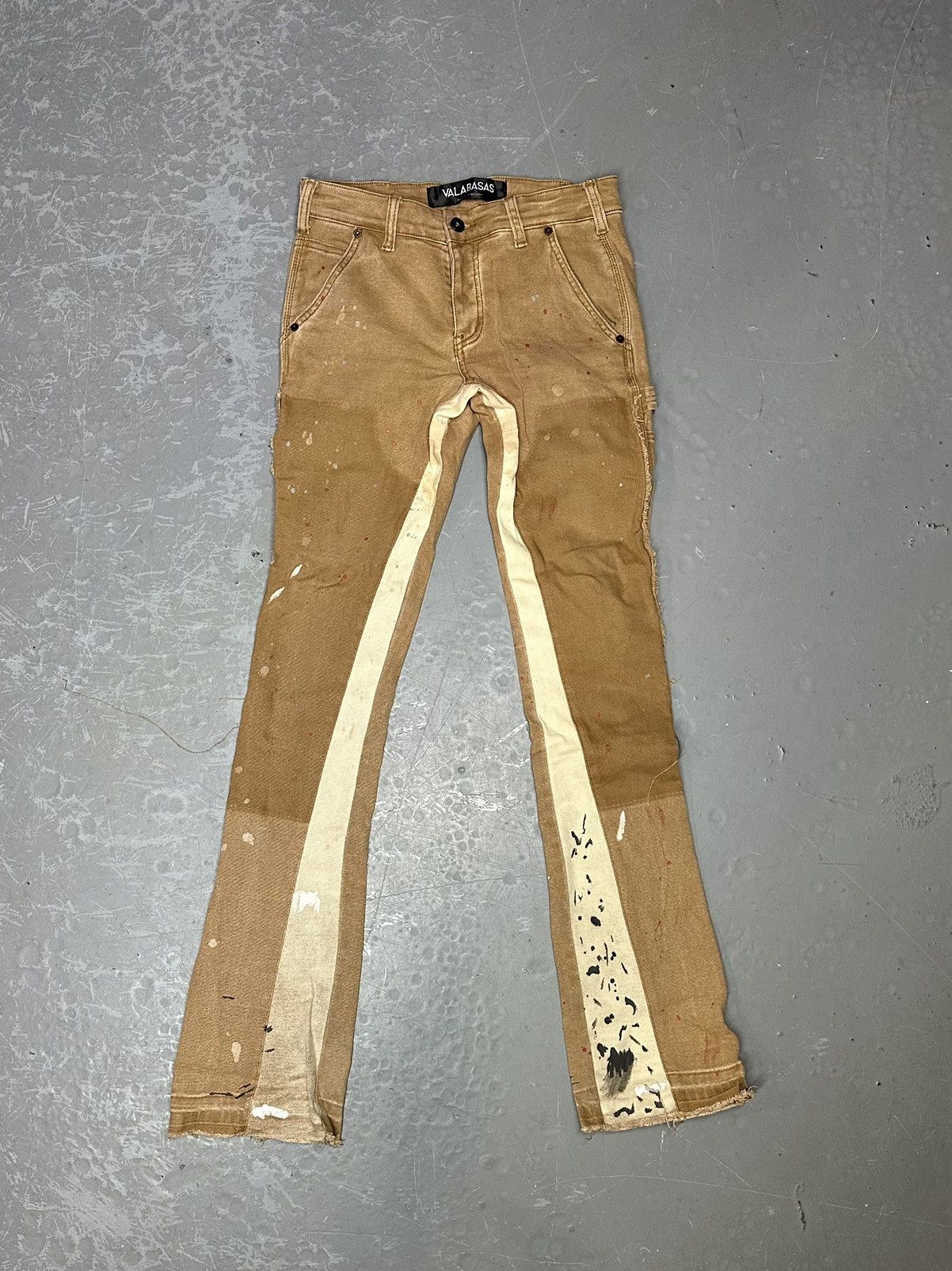 Valabasas Valabasas Khali Paint Splatter Denim Jeans size 29 Size US 29 - 1 Thumbnail