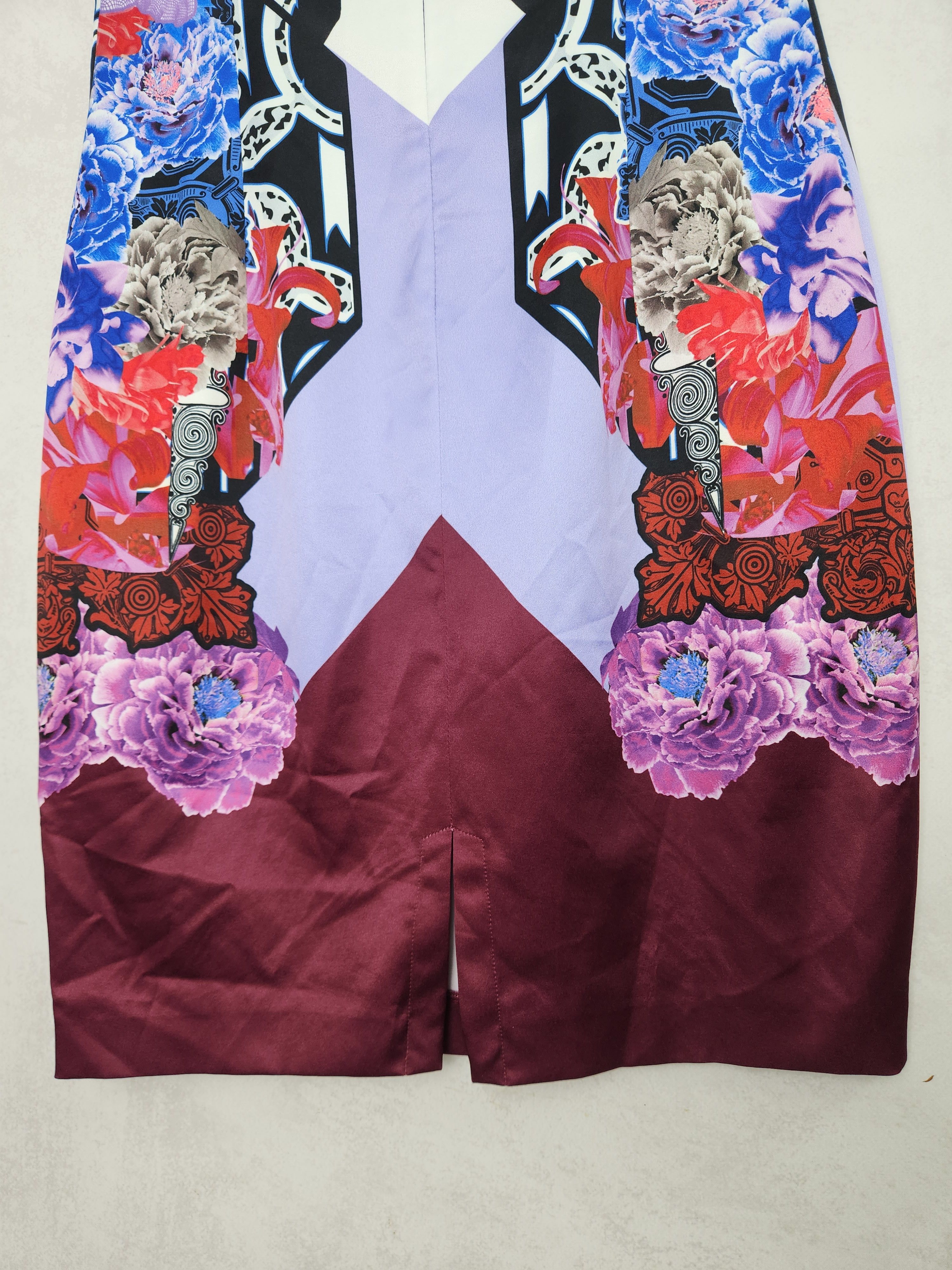 Versace Versace jeans colorfull floral A-line dress Size M / US 6-8 / IT 42-44 - 8 Thumbnail