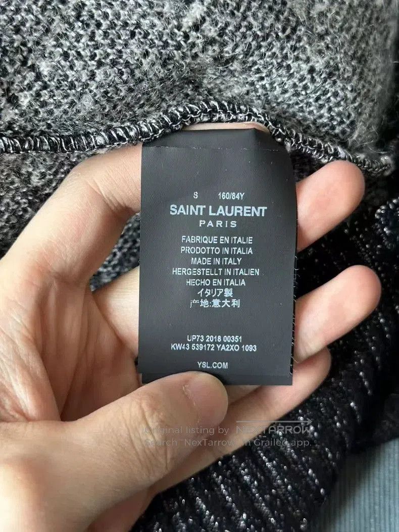 Saint Laurent Paris Saint Laurent Paris Starry Sky Sweater. Size US S / EU 44-46 / 1 - 4 Thumbnail