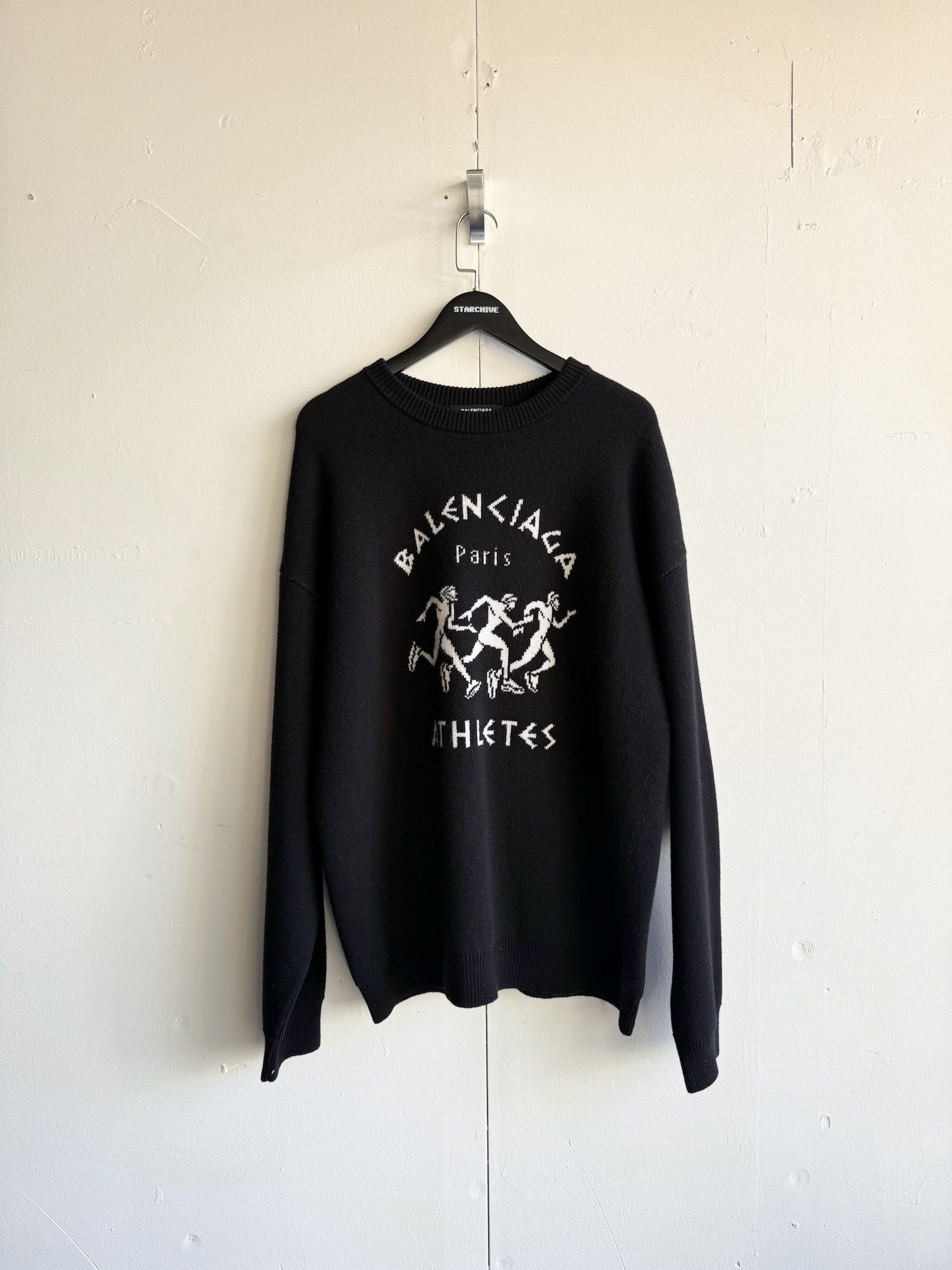 Balenciaga BALENCIAGA ATHLETES CASHMERE SWEATER Size US XL / EU 56 / 4 - 1 Thumbnail
