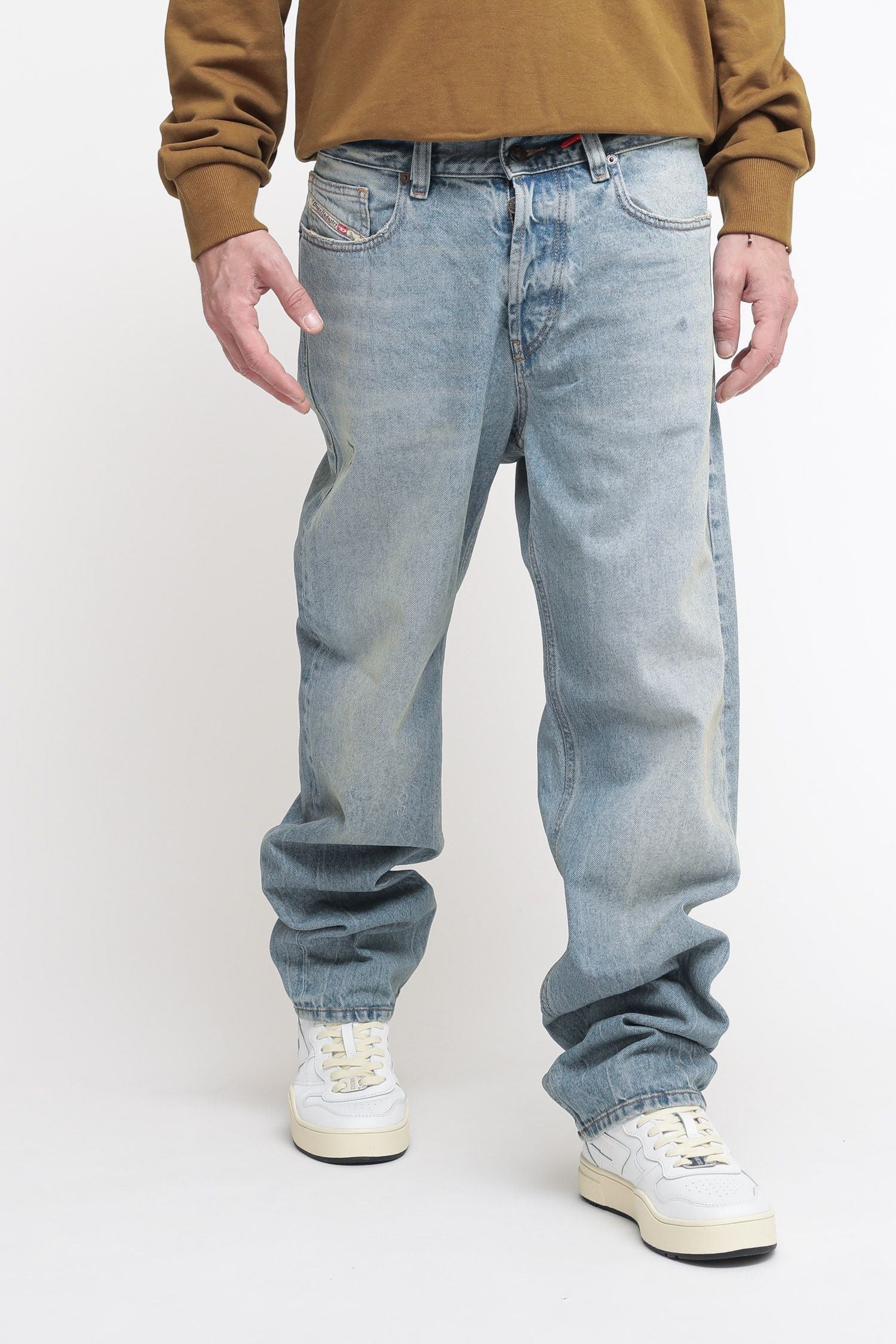 Diesel 2010 09D79 W30/L34 Loose Straight Washed Jeans 40913 Size US 30 / EU 46 - 1 Thumbnail