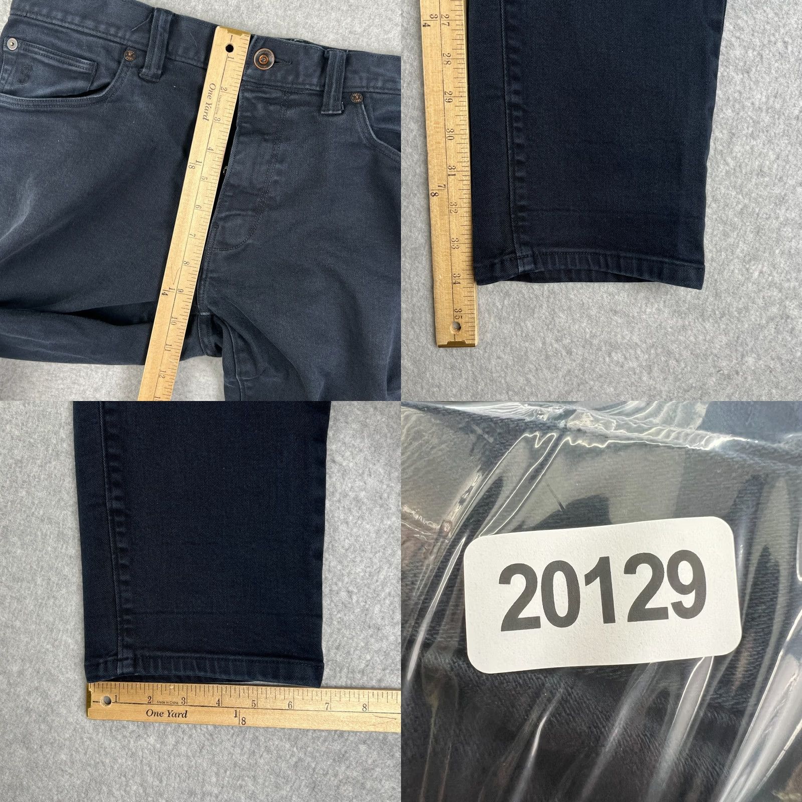 Todd Snyder Todd Snyder Slim Fit Jeans Mens 32x34 Dark Blue Stretch Denim Pants READ Size US 32 / EU 48 - 8 Thumbnail