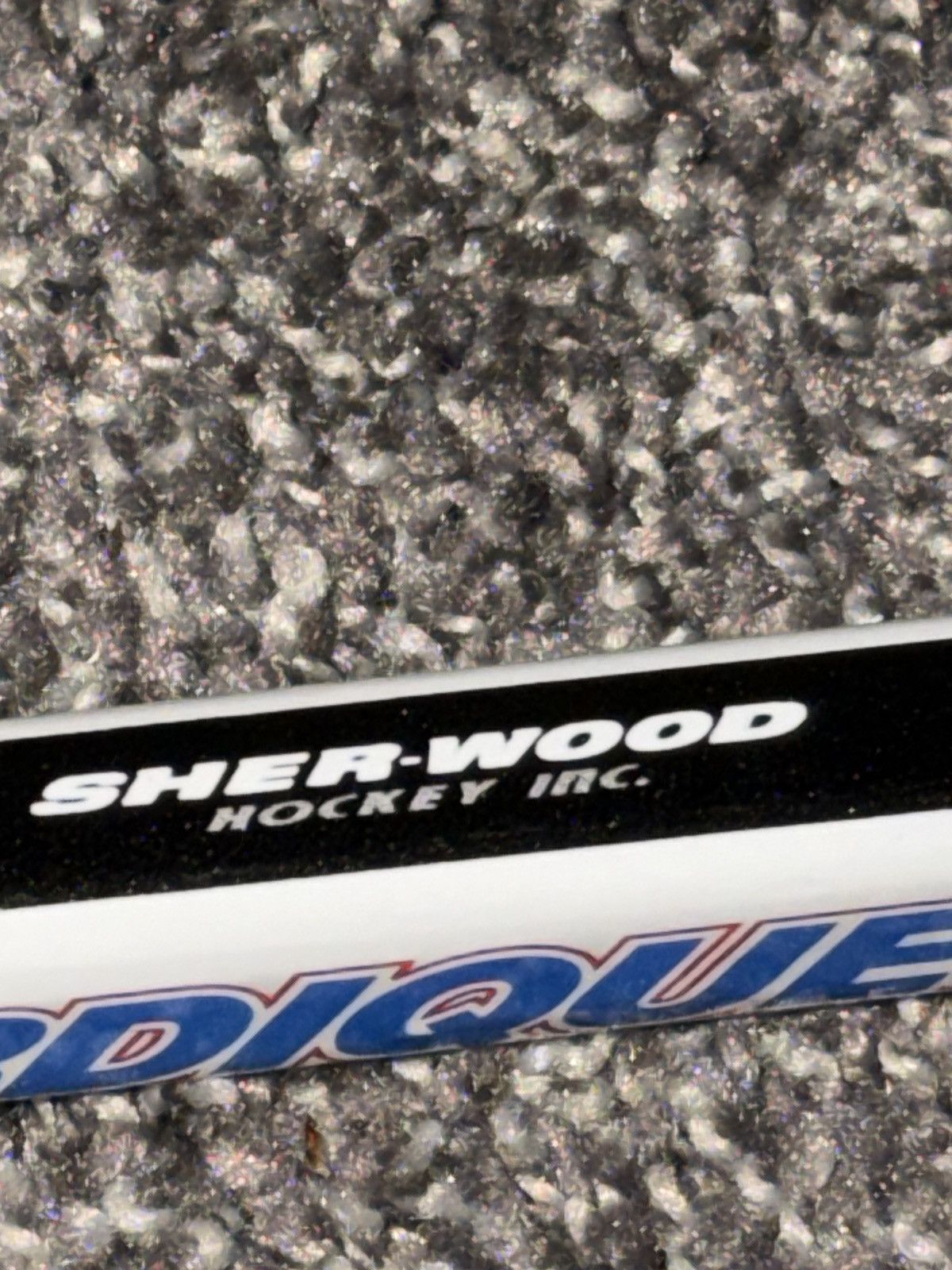 NHL NHL Vintage Hockey Sherwood Quebec Nordiques Mini Stick Size ONE SIZE - 15 Thumbnail