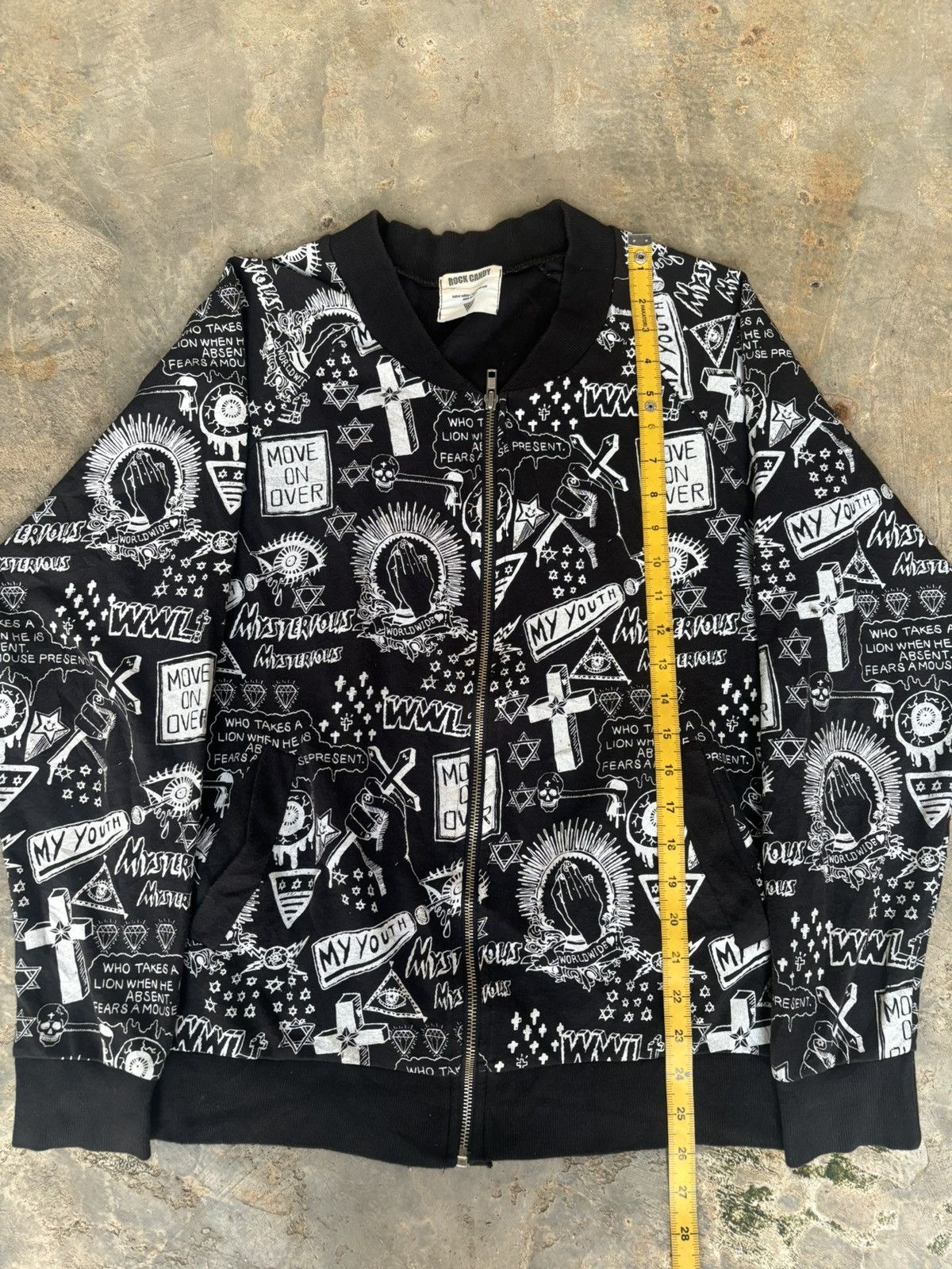 Hysteric Glamour × If Six Was Nine × Japanese Brand Y2k Rock Candy Poem Ifsixwasnine Lgb Style Sweatshirt Size US M / EU 48-50 / 2 - 10 Thumbnail