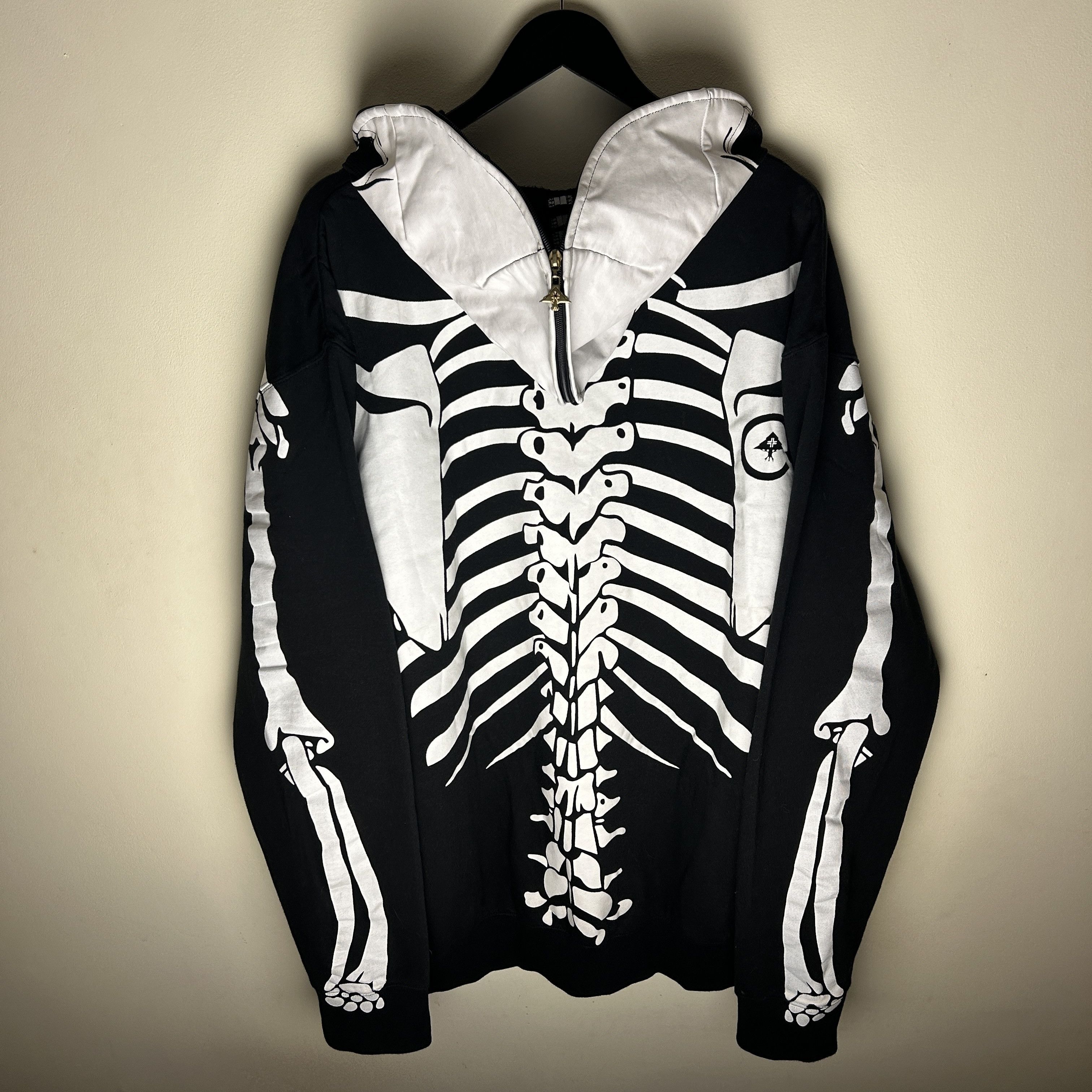 LRG Vintage LRG Dead Serious Skeleton Zip Hoodie XXXXL Size US XXL / EU 58 / 5 - 2 Thumbnail