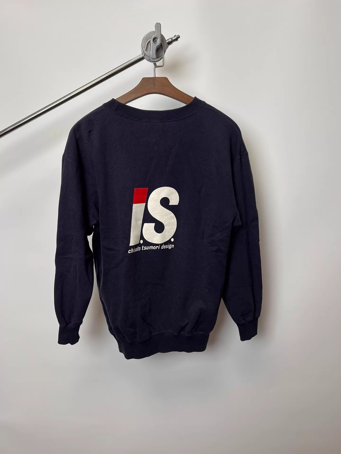 Issey Miyake Issey Miyake 80s IS Print Washed Hoodie Size US S / EU 44-46 / 1 - 1 Thumbnail