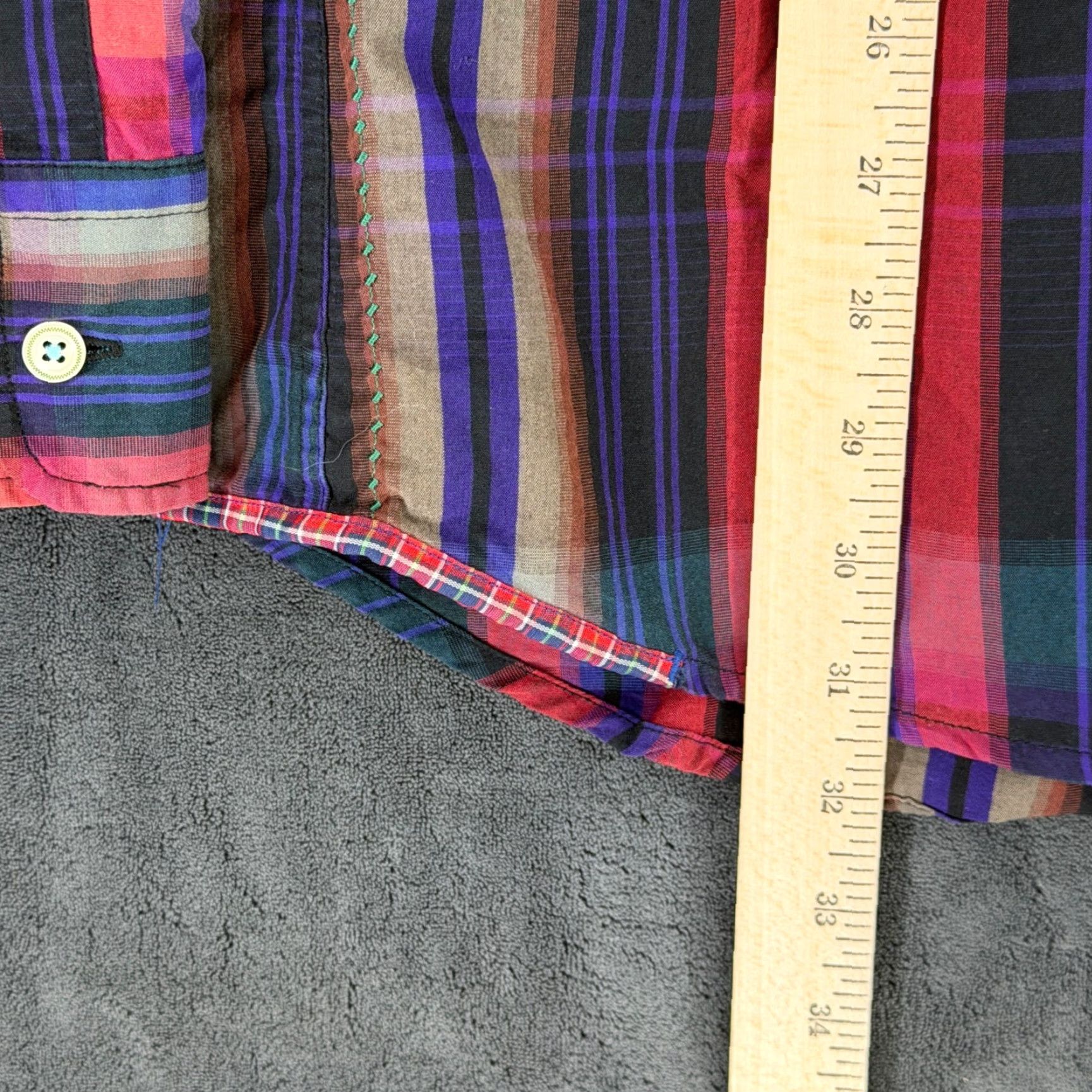 Robert Graham Robert Graham Jeans Mens Large Multicolor Plaid Long Sleeve Button-Down Shirt L Size US L / EU 52-54 / 3 - 6 Thumbnail
