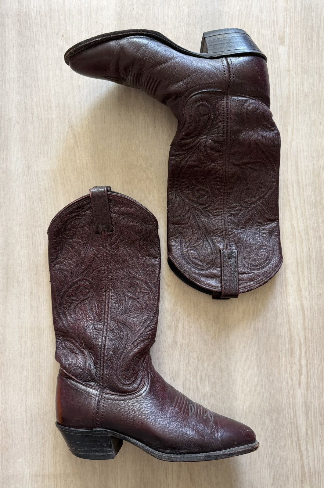 Dan Post Vintage Dan Post Boots Womens Sz 6.5 14273 312048 USA Size US 6.5 / IT 36.5 - 1 Thumbnail