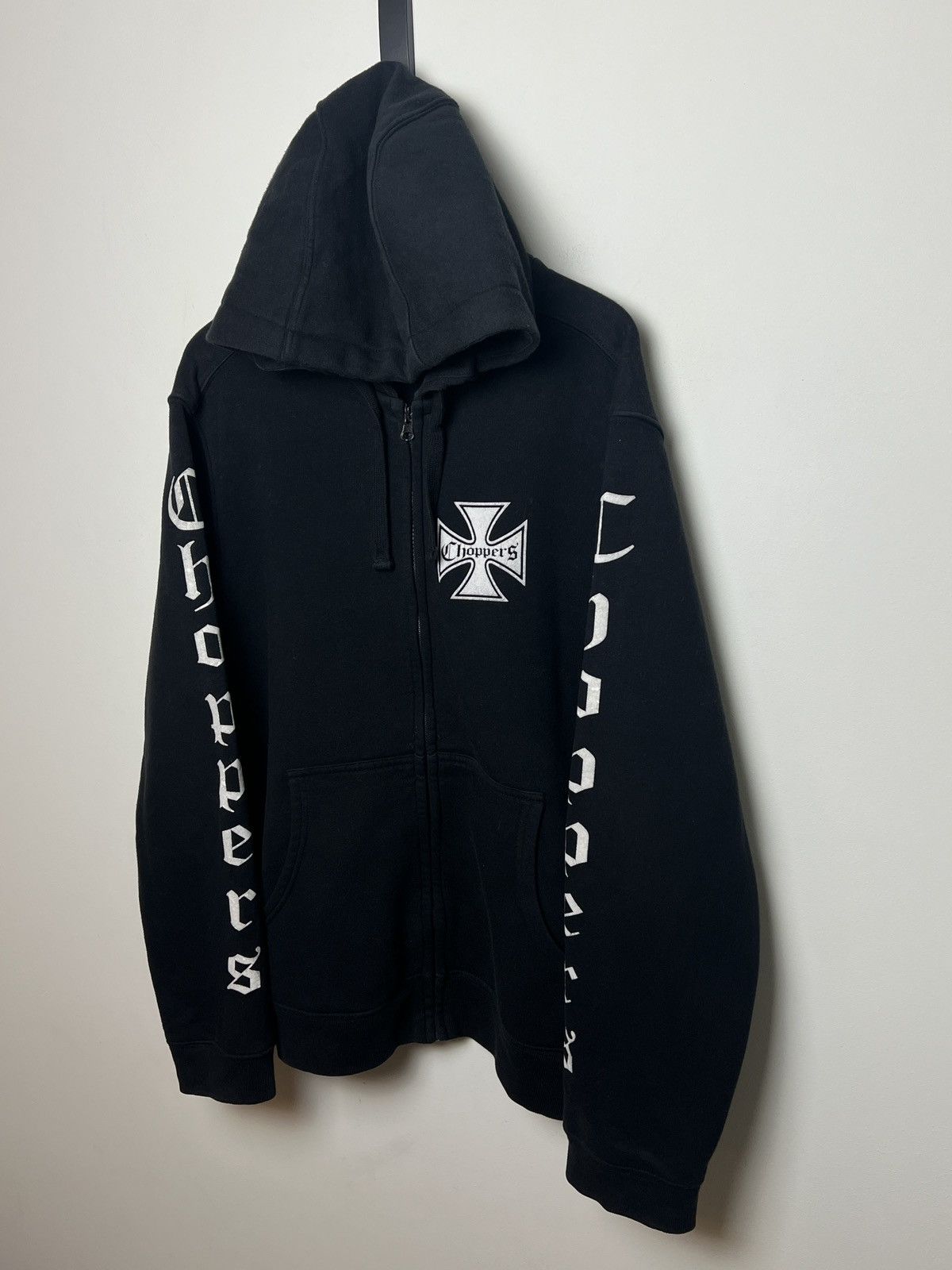 Harley Davidson choppers vintage hoodie l-xl maltese cross Size US L / EU 52-54 / 3 - 2 Thumbnail