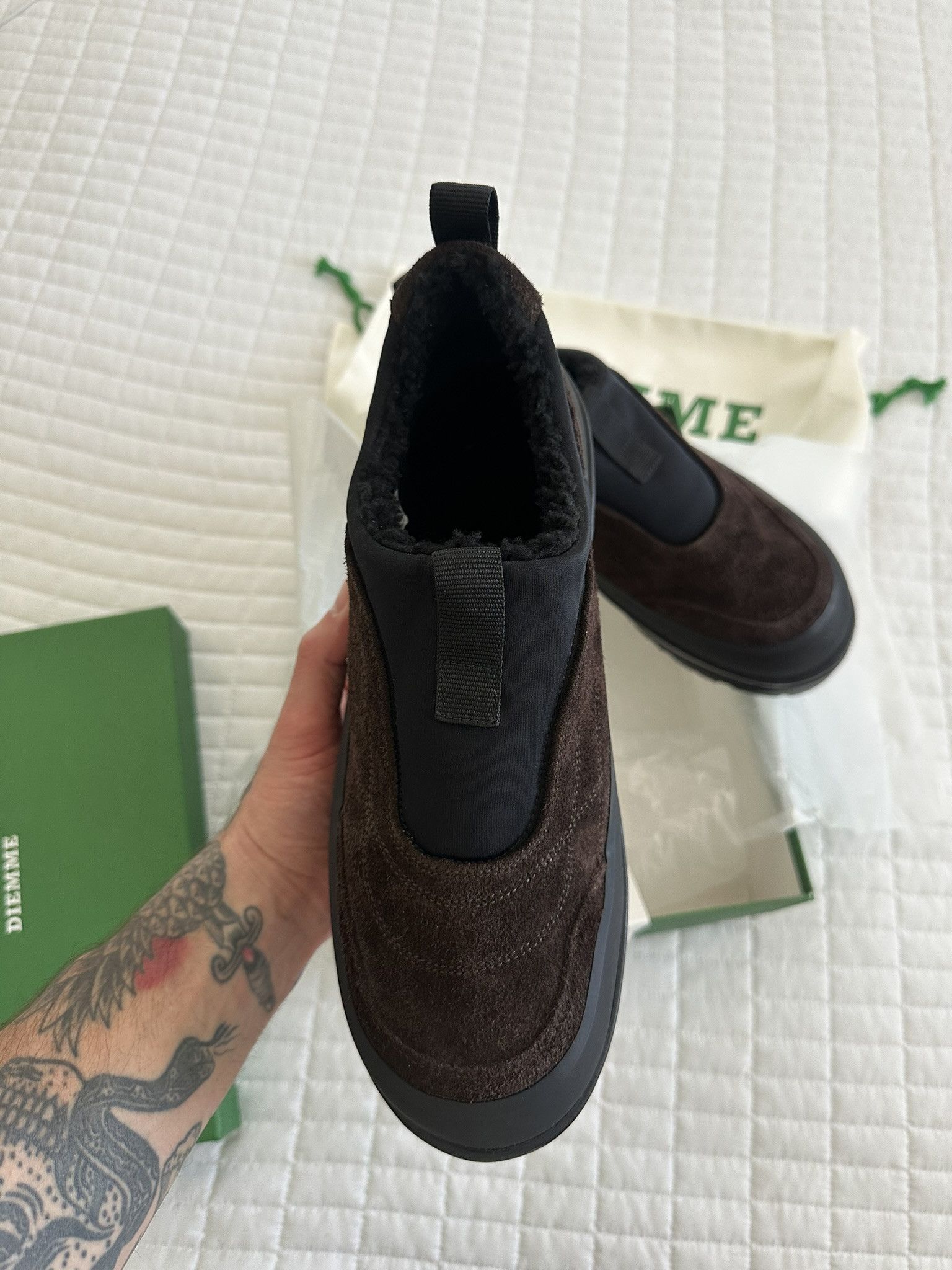 Diemme Diemme Badia Basso Shearling Bison Suede Size US 13 / EU 46 - 9 Thumbnail