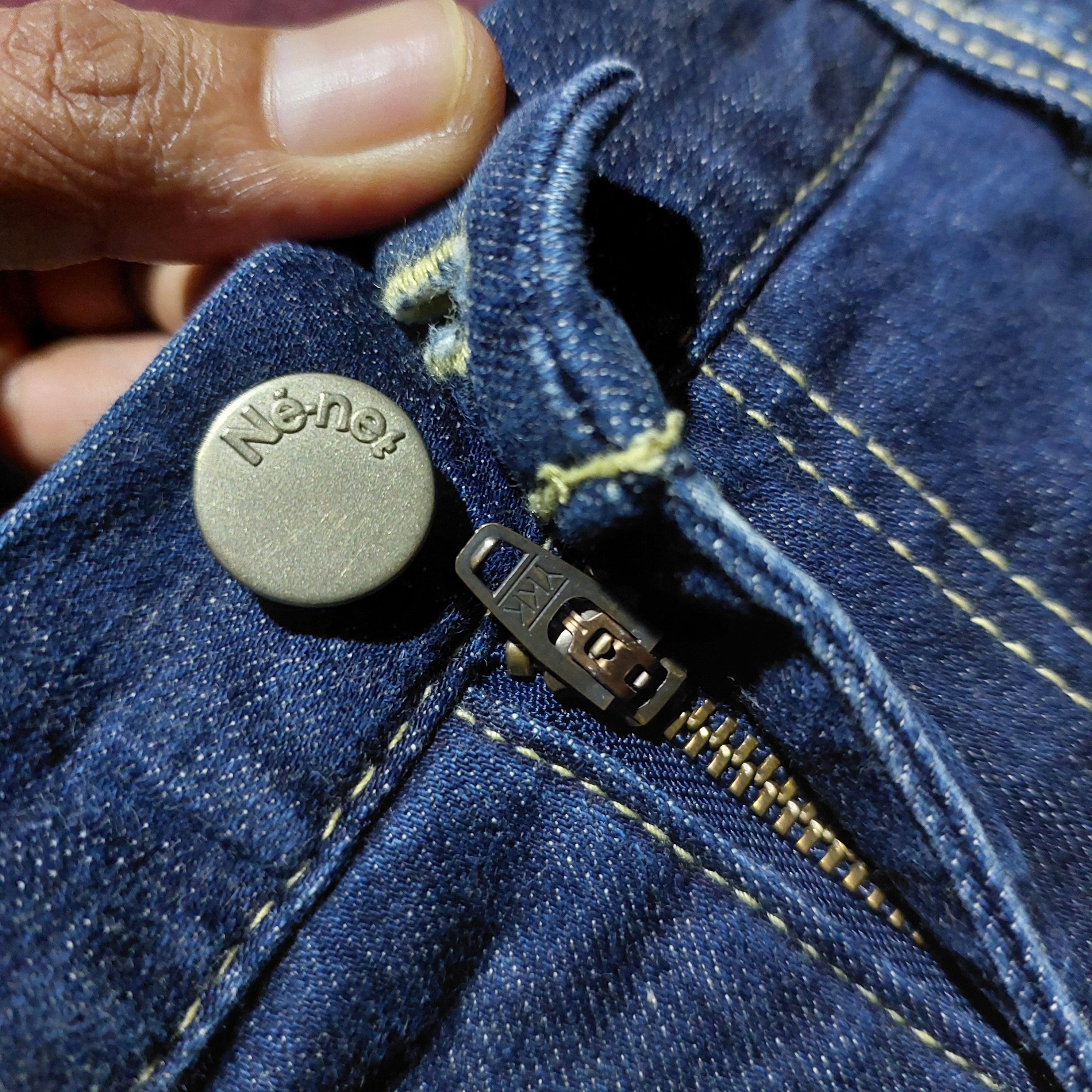 Issey Miyake Ne-Net issey miyake drop crotch pocket skinny denim pants Size US 29 - 10 Thumbnail