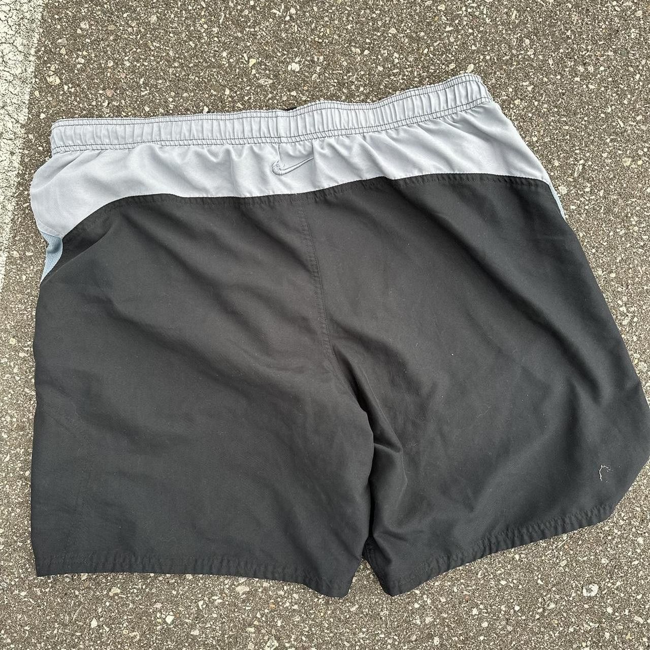 Nike × Vintage Vintage Y2K Nike Swimwear/Athletic Shorts W/ Side Swoosh Lrg Size US 38 / EU 54 - 2 Thumbnail